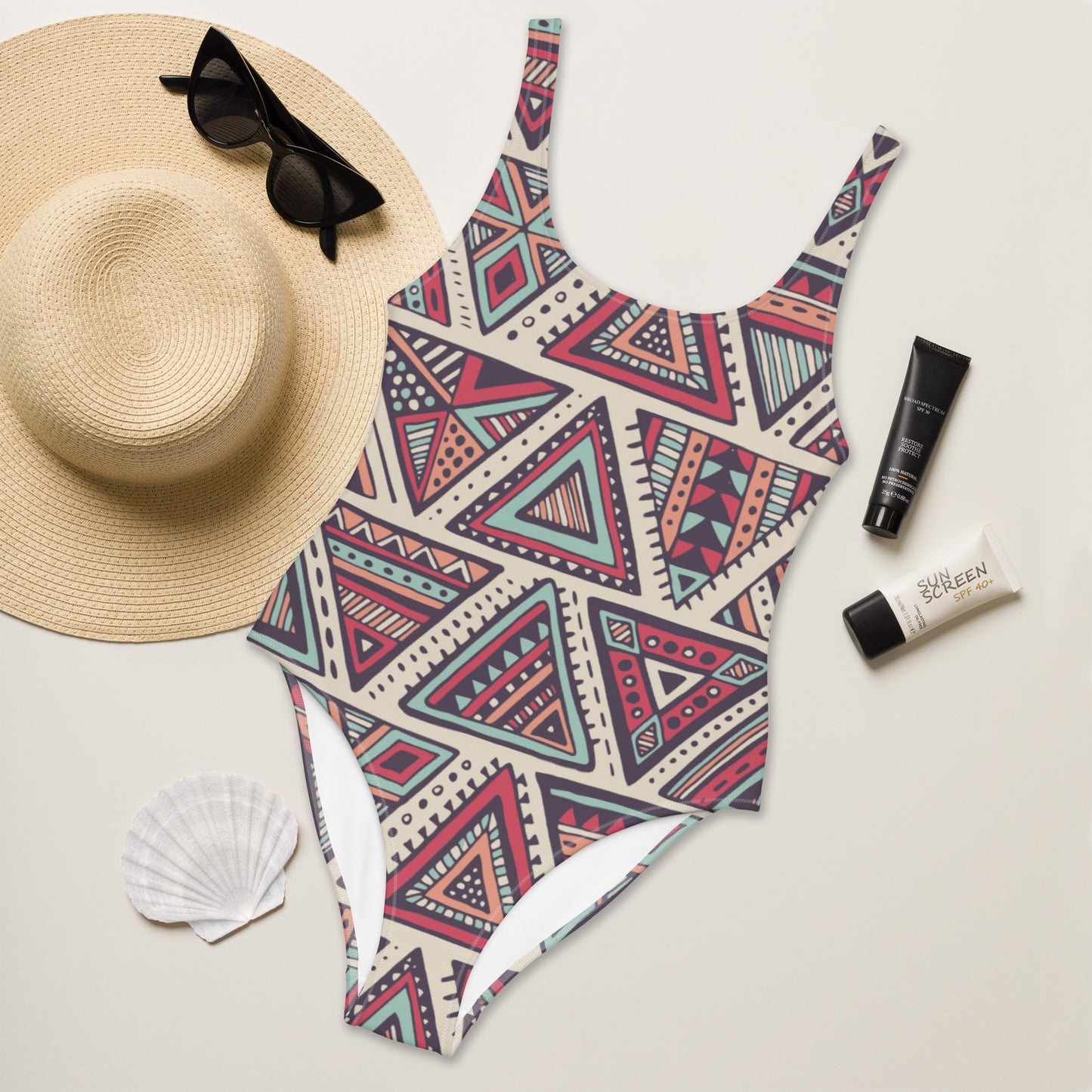 Tribal One Piece Swimsuit