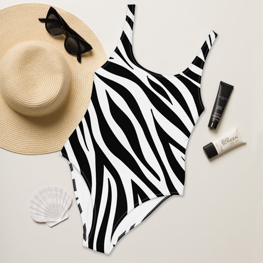 Zebra One-Piece Swimsuit