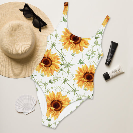 Sunflower One-Piece Swimsuit