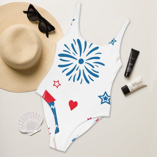 Spangled One-Piece Swimsuit