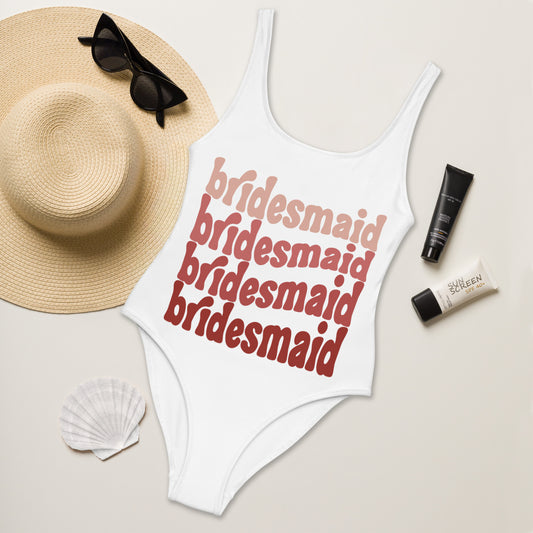 Bridesmaid One-Piece Swimsuit