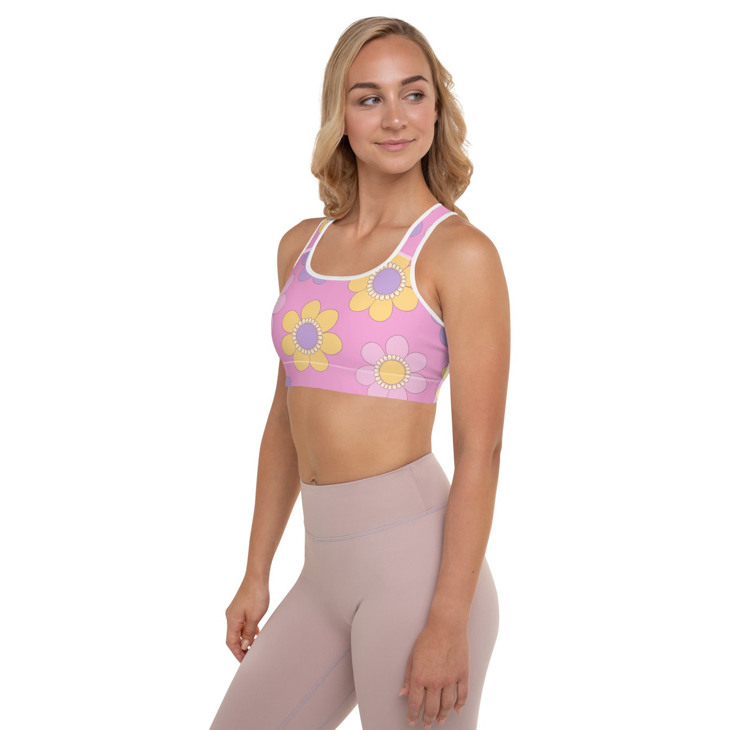 Floral Padded Sports Bra