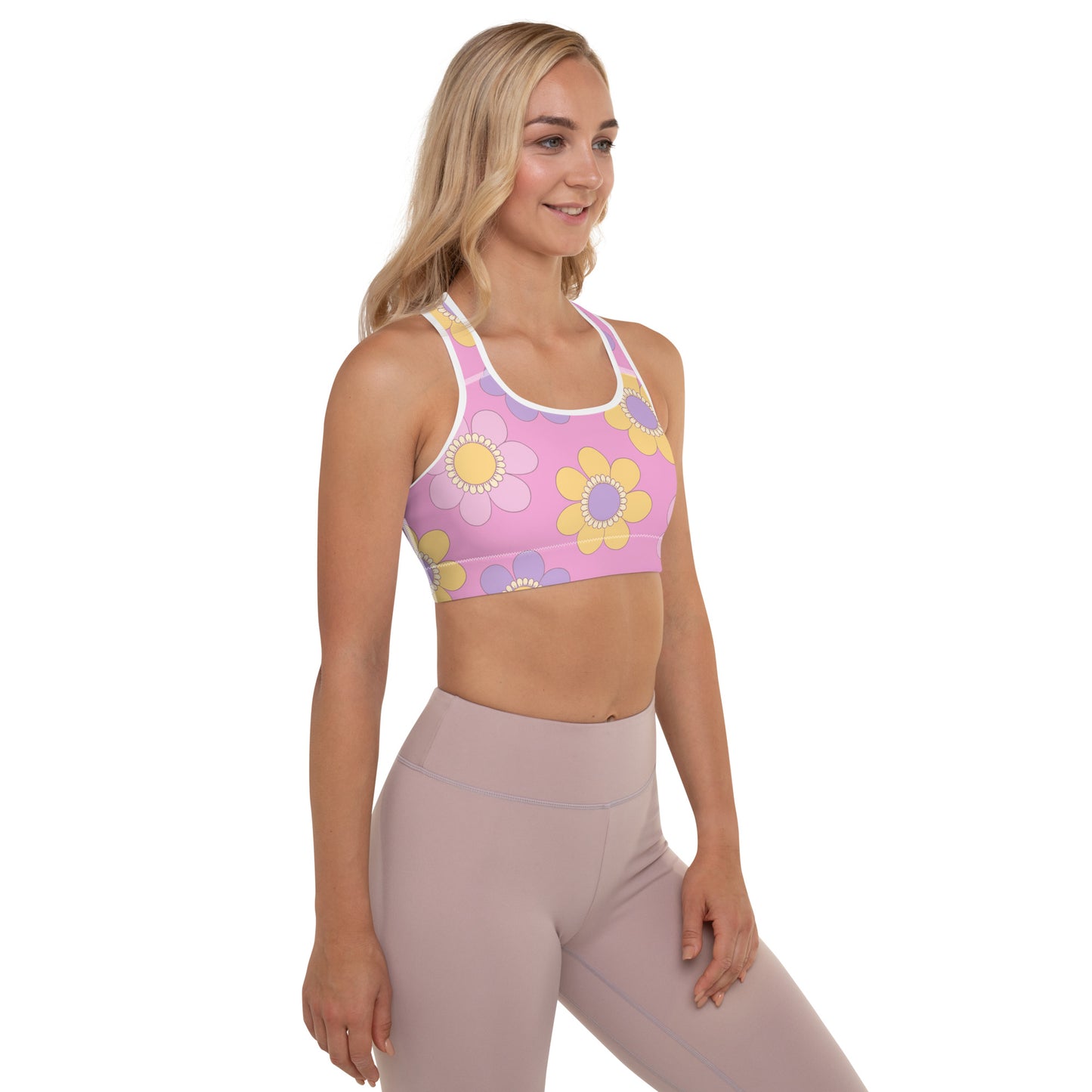 Floral Padded Sports Bra