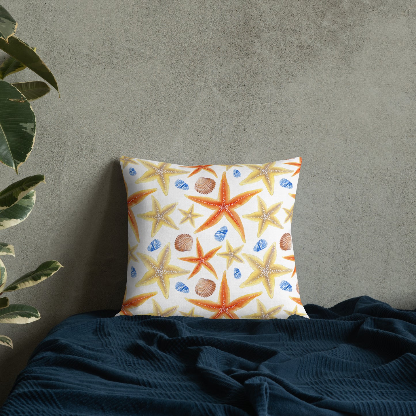 Coastal Throw Pillow