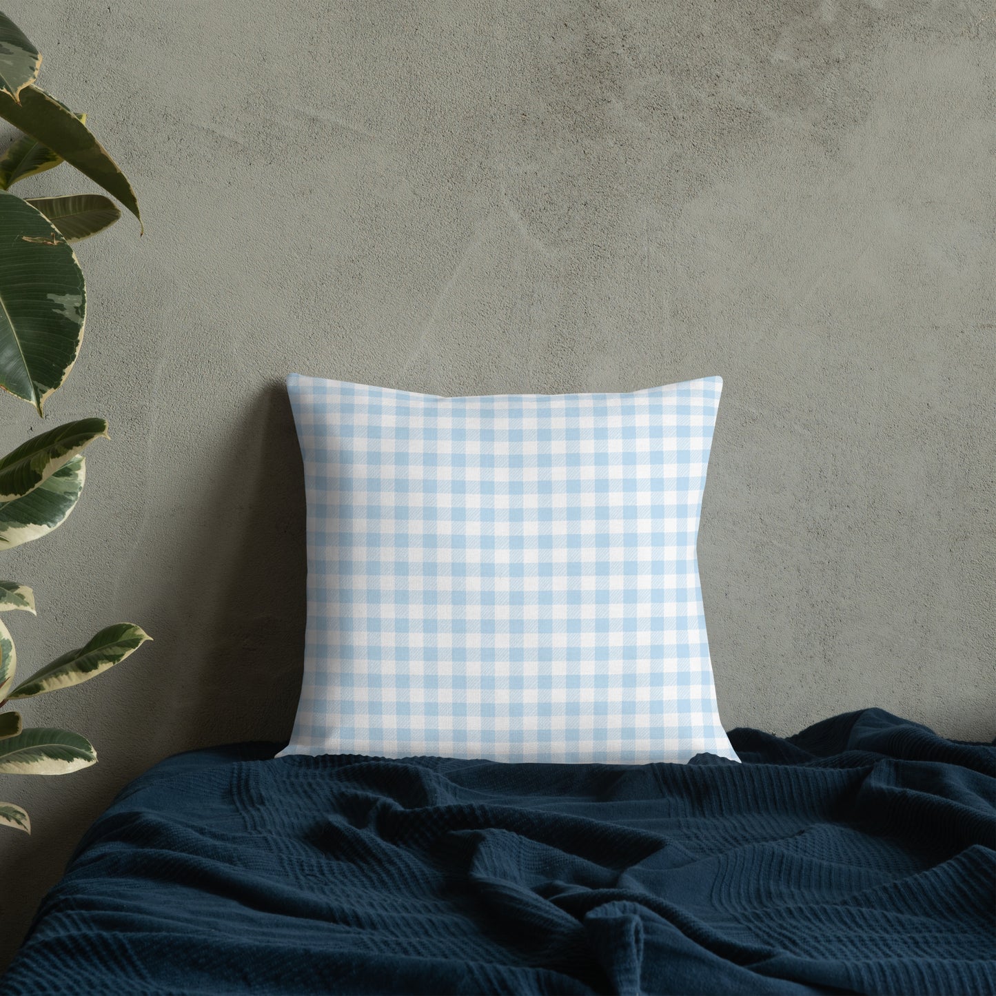 Checkered Throw Pillow