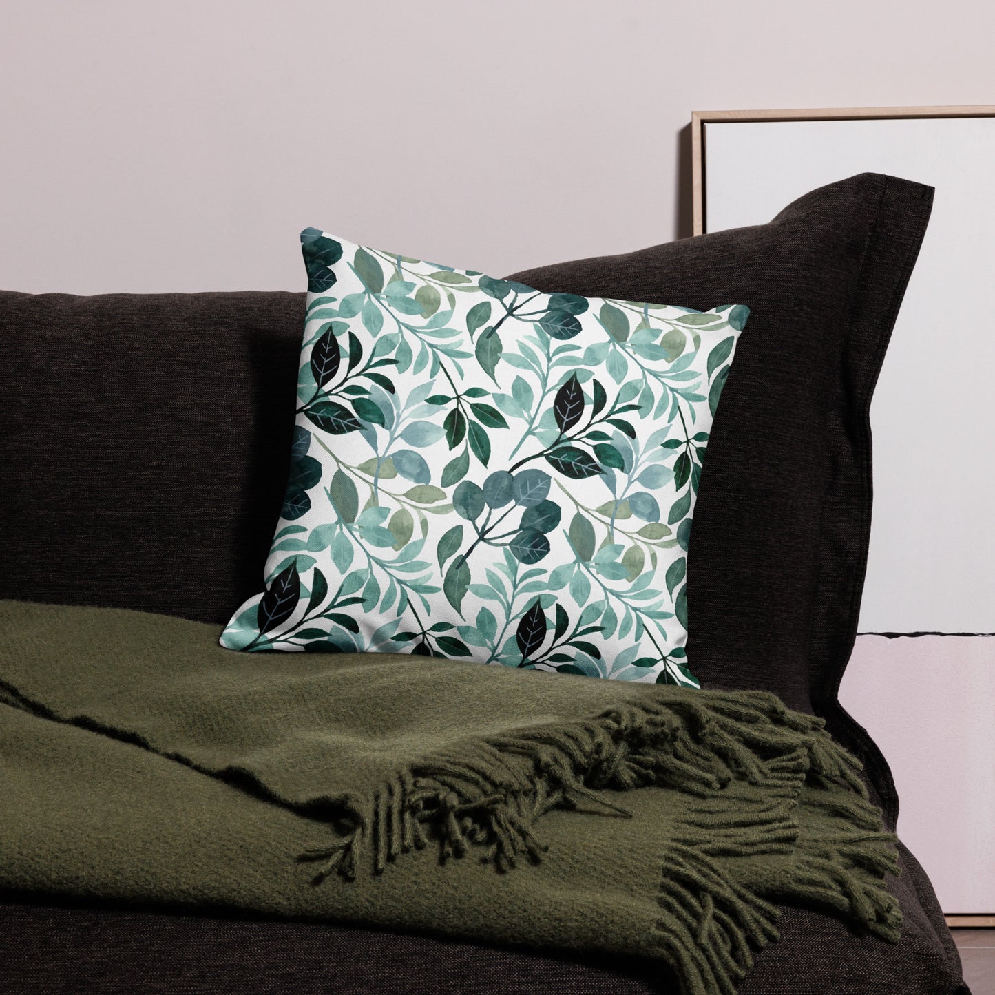 Floral Throw Pillow