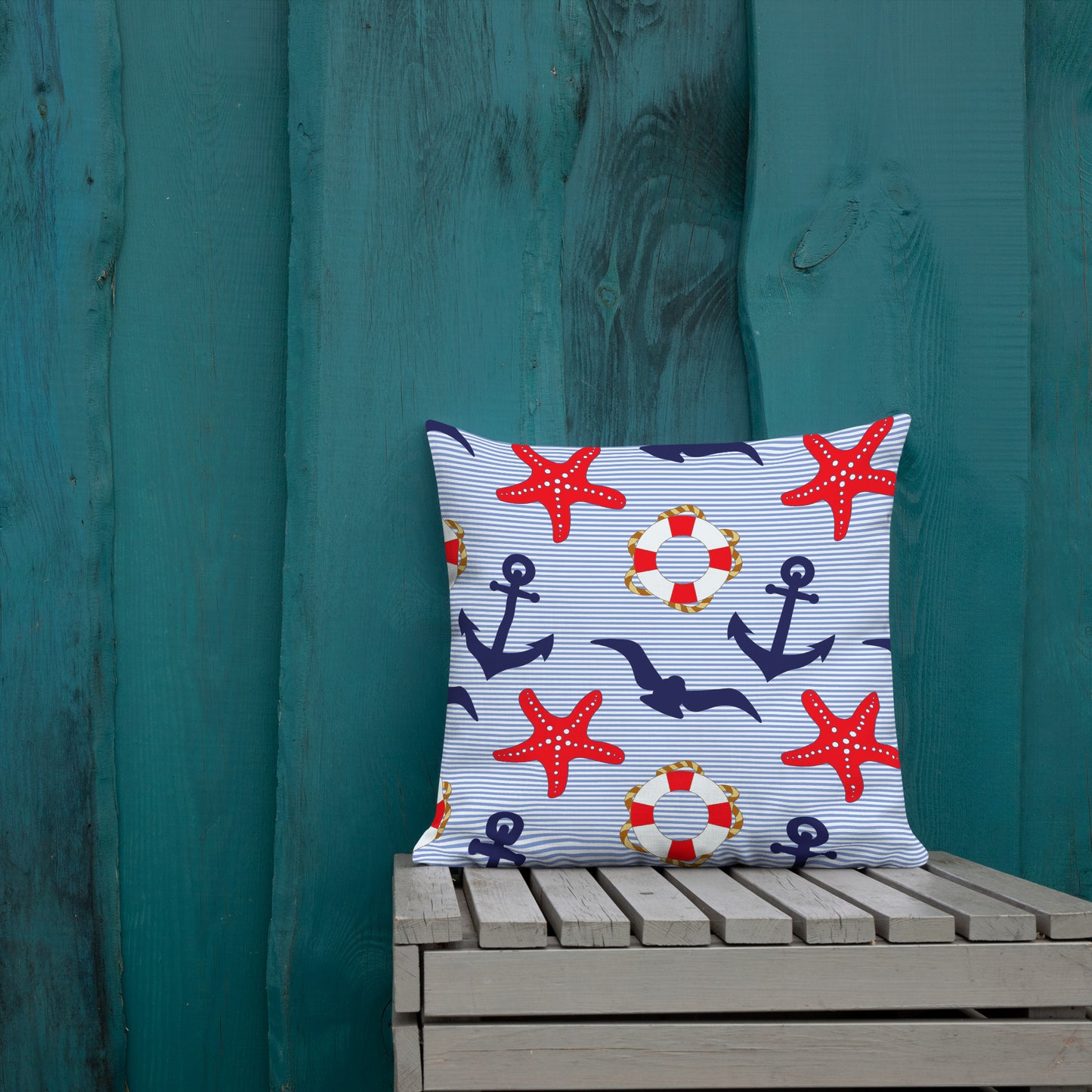 Coastal Throw Pillow