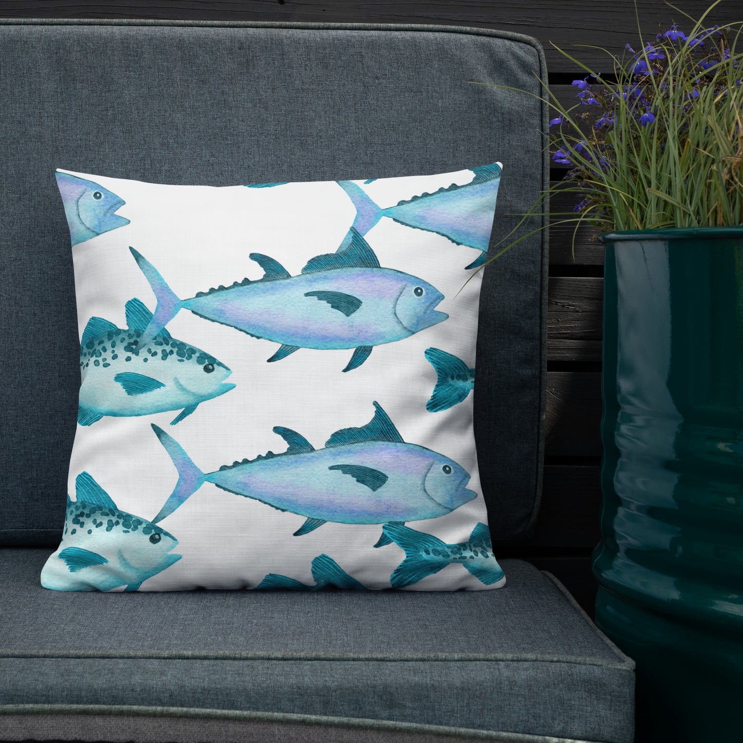 Coastal Throw Pillow