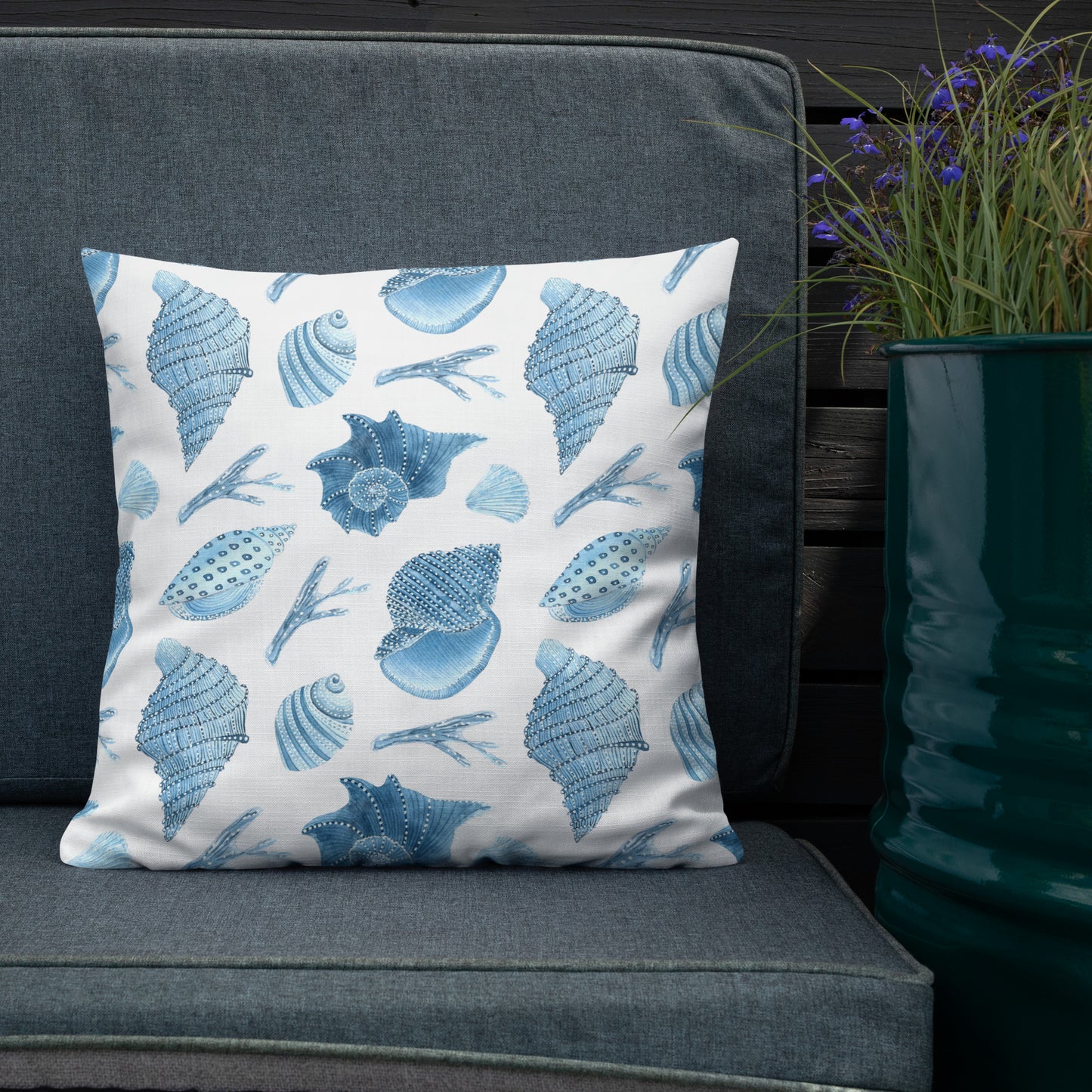 Coastal Throw Pillow