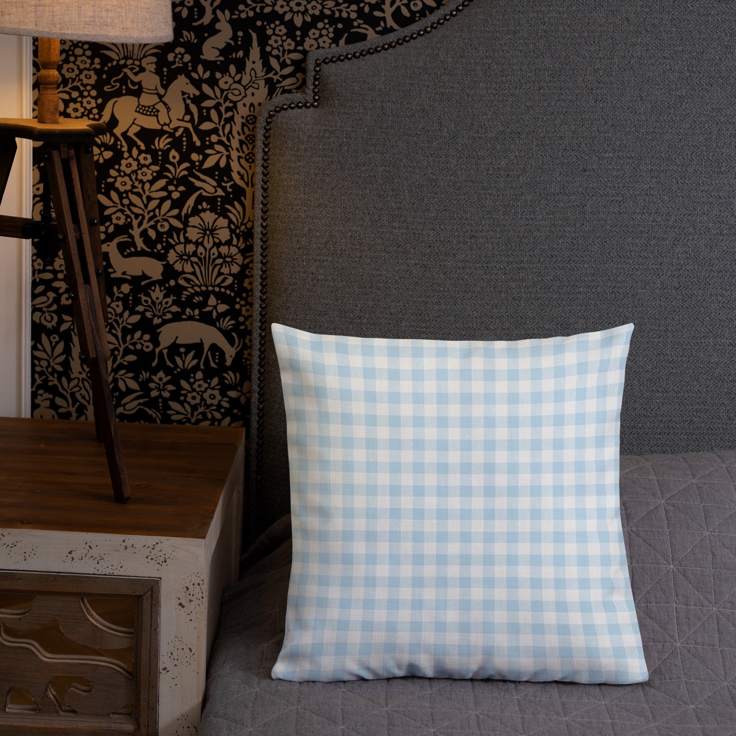 Checkered Throw Pillow