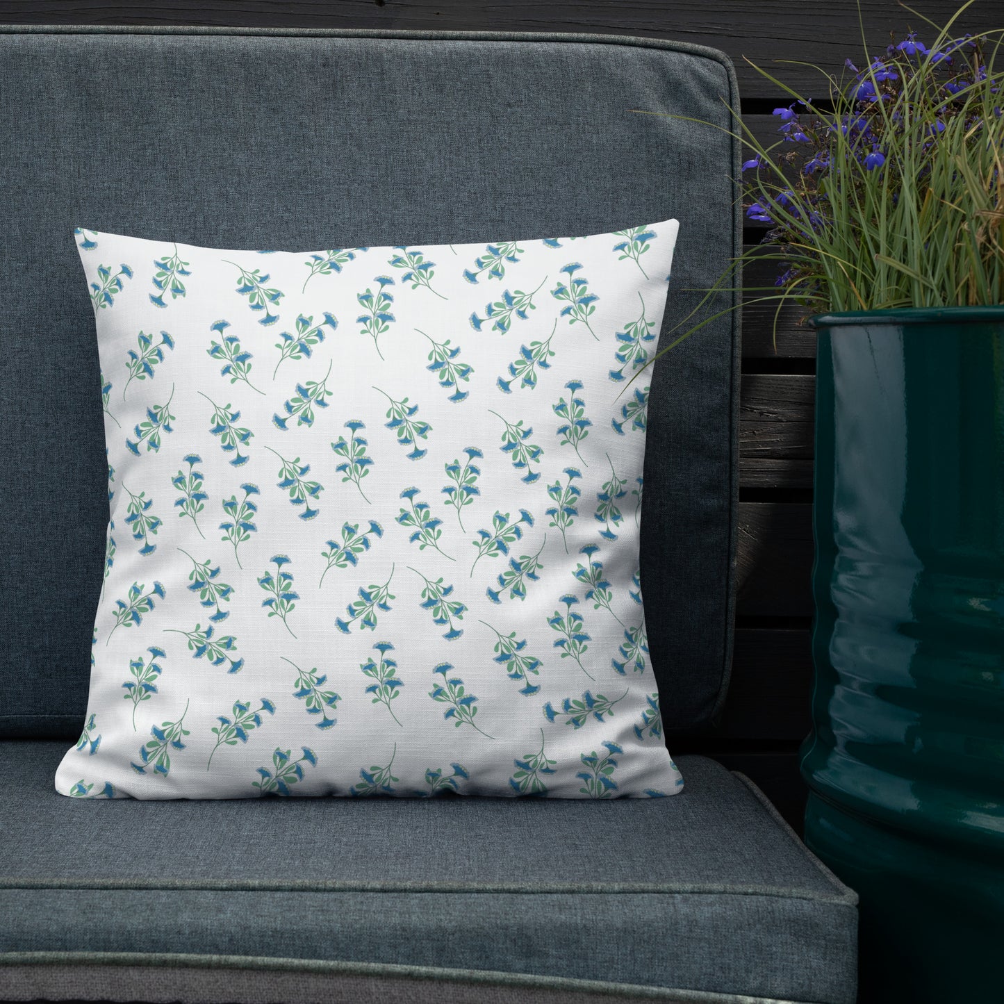 Floral Throw Pillow