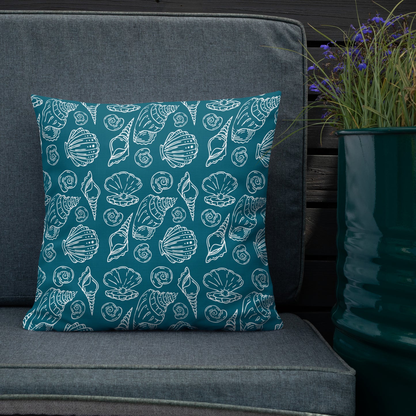 Coastal Throw Pillow