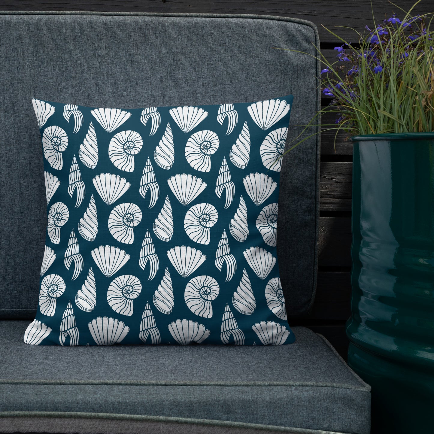 Coastal Throw Pillow