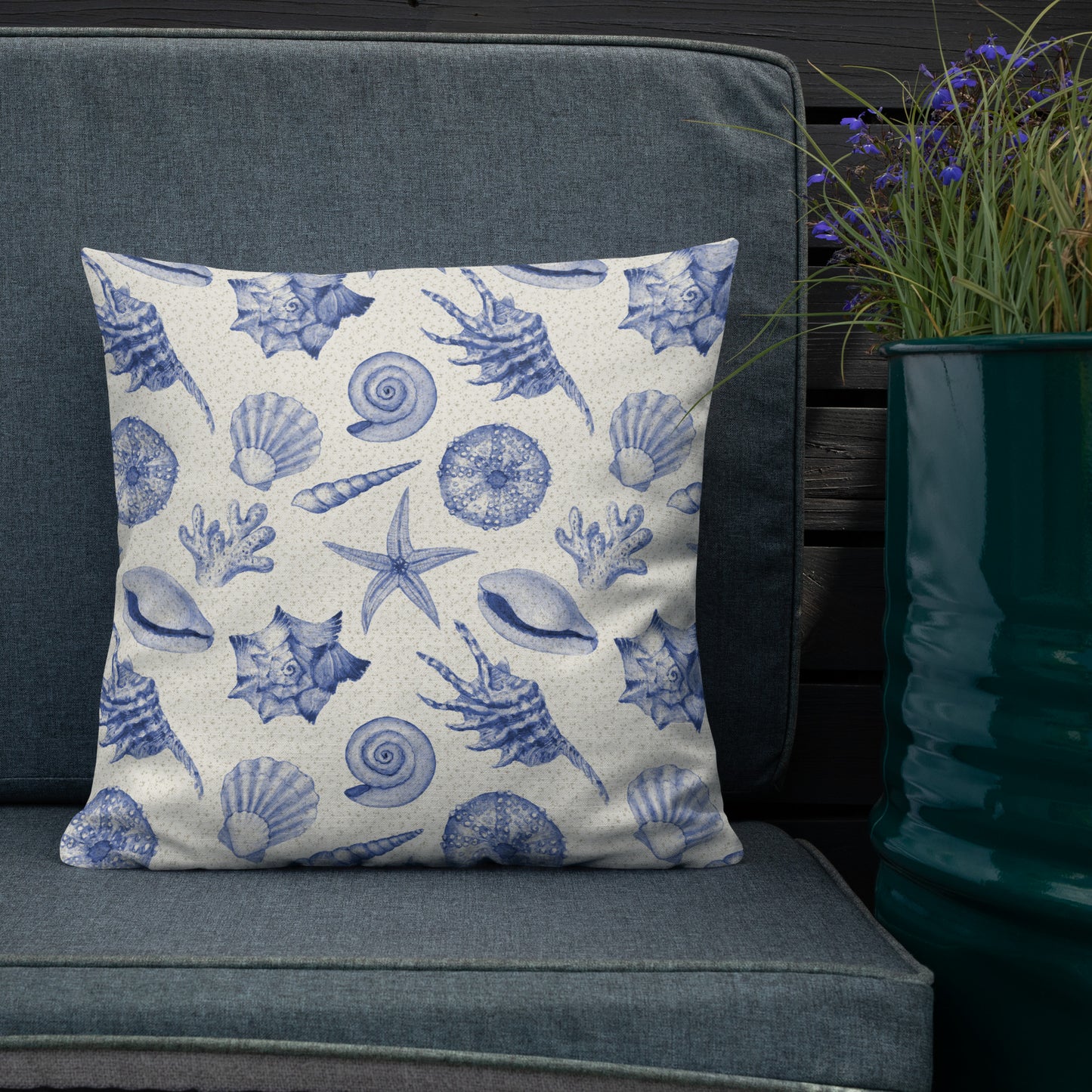 Coastal Throw Pillow