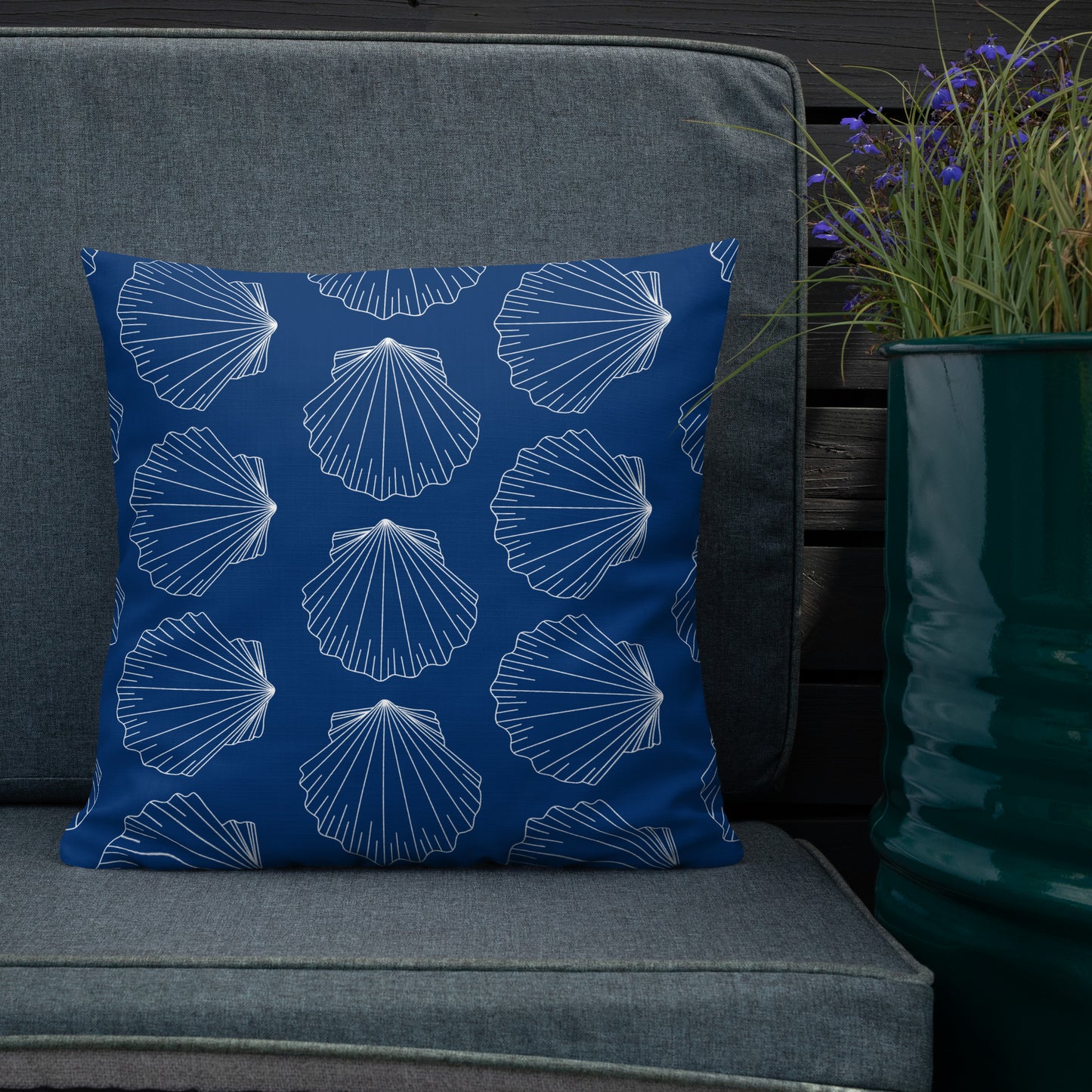 Coastal Throw Pillow