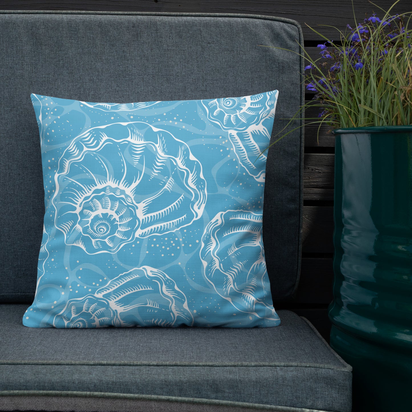 Coastal Throw Pillow