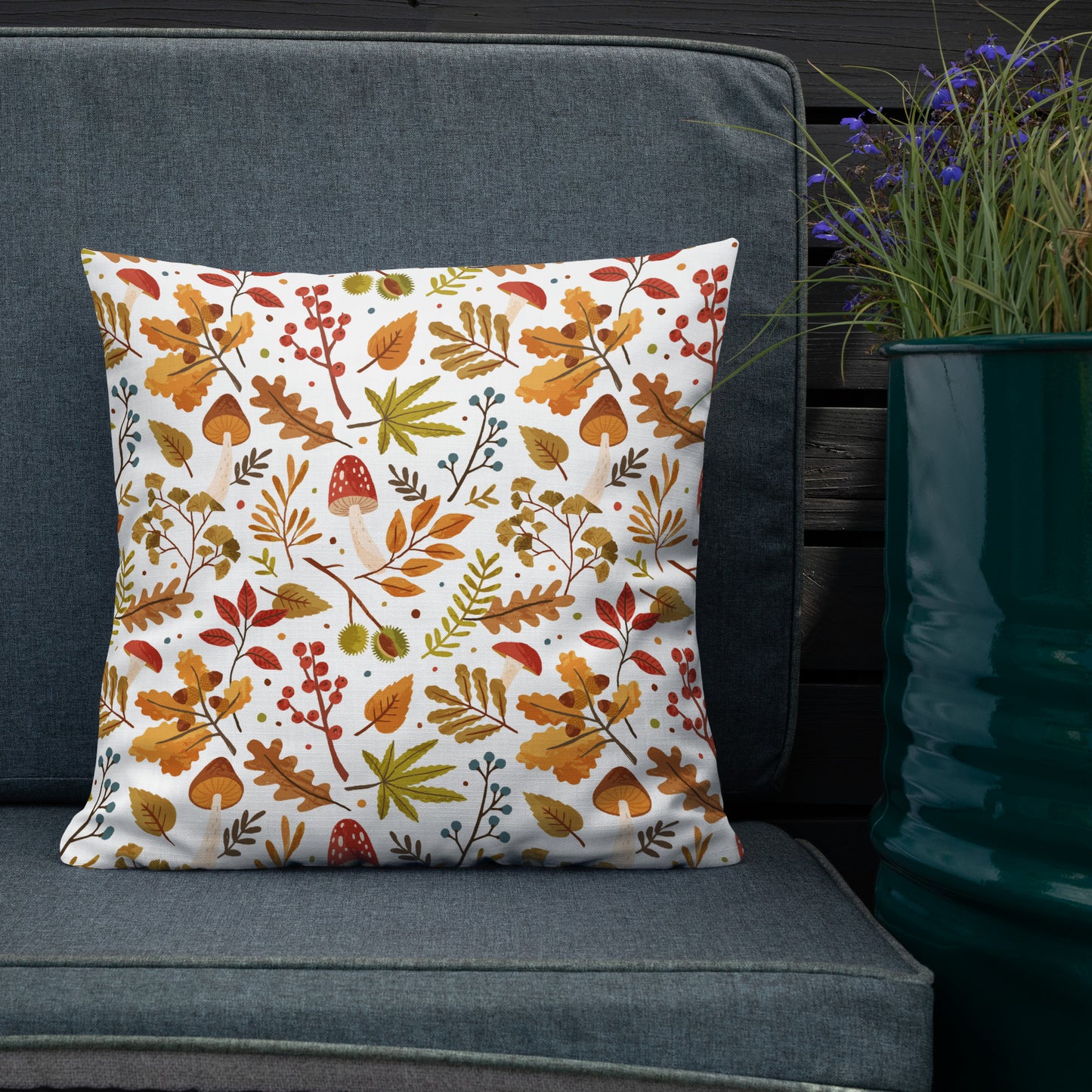 Fall Throw Pillow