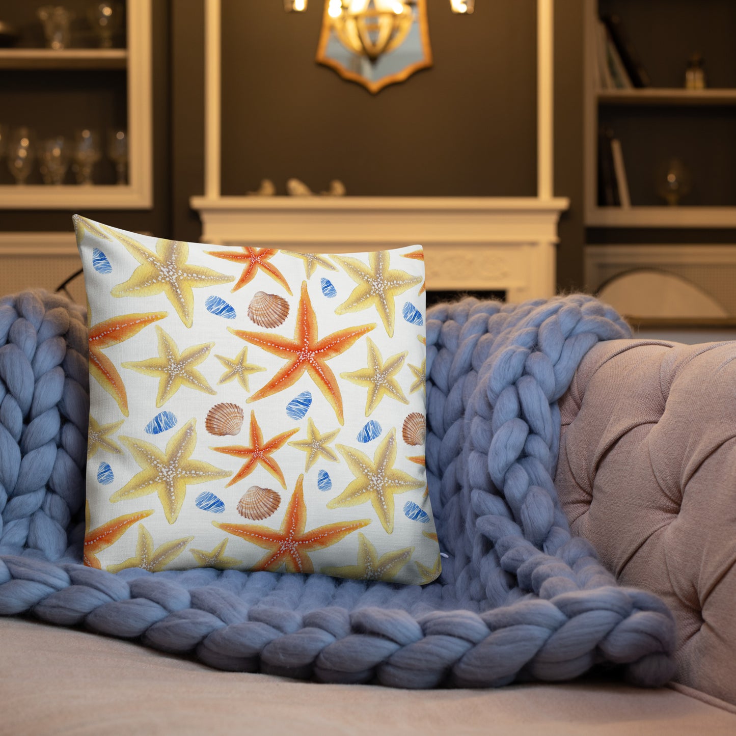 Coastal Throw Pillow