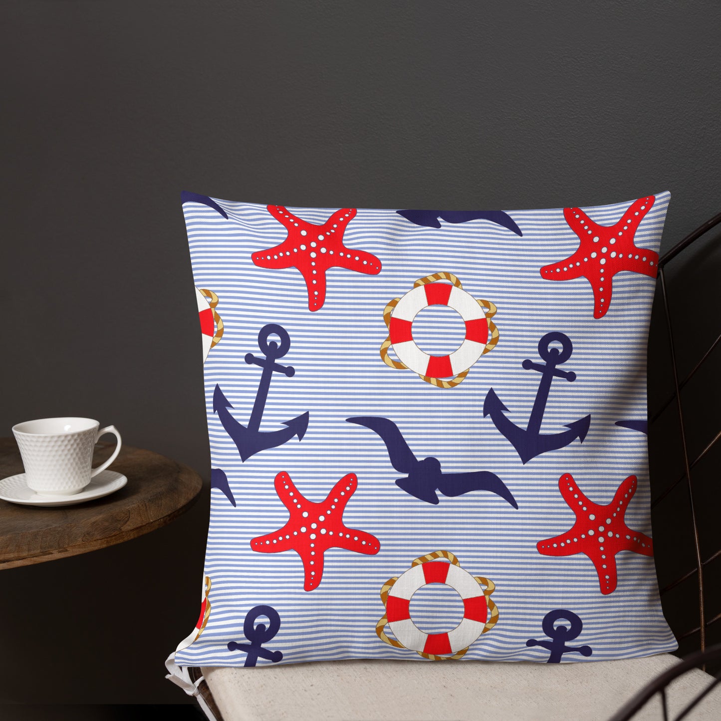 Coastal Throw Pillow