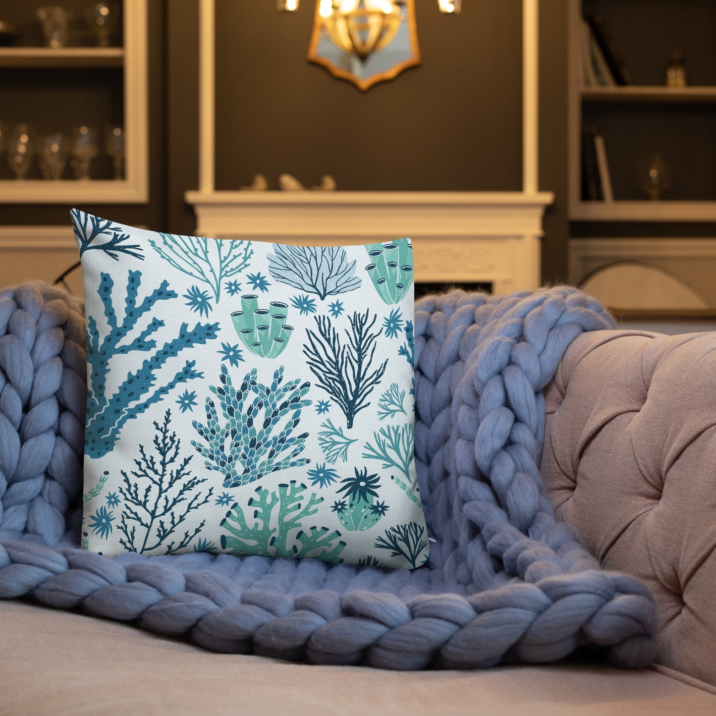 Coastal Throw Pillow