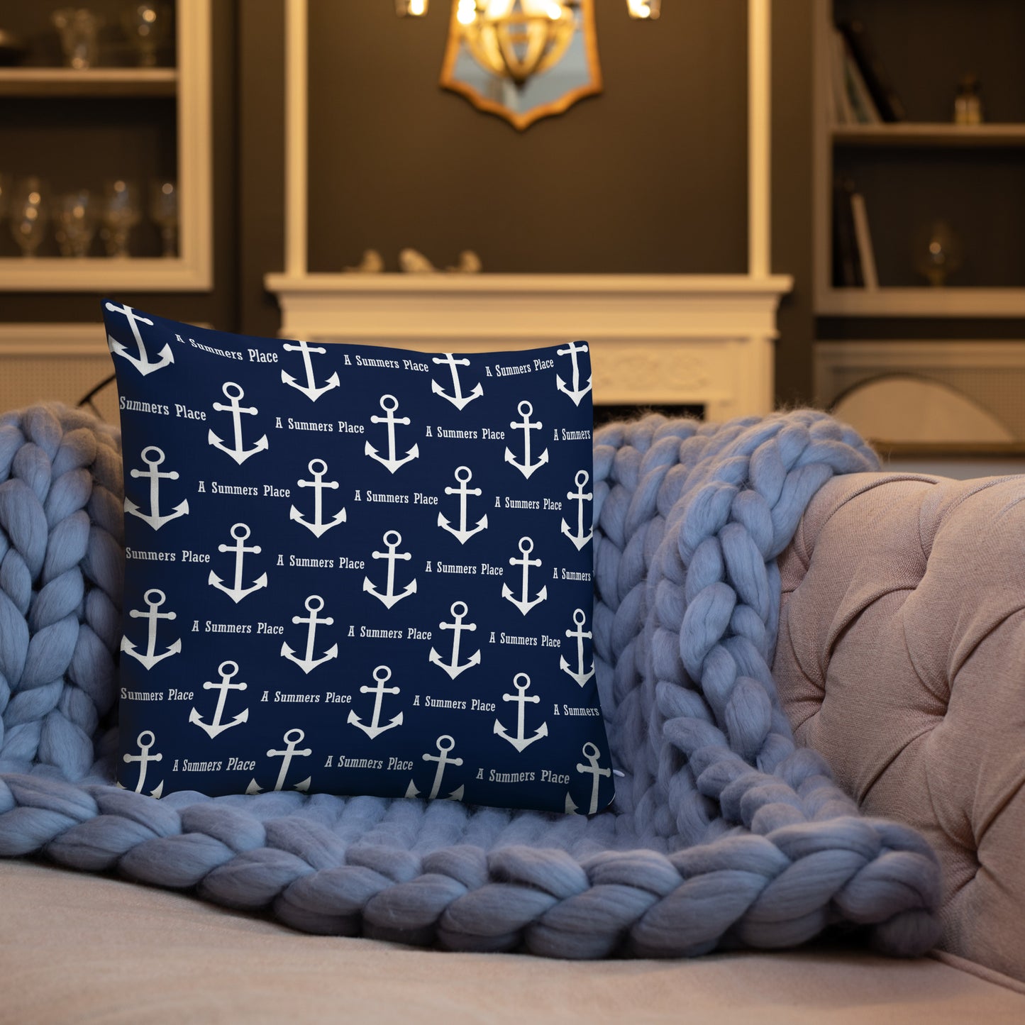 Coastal Throw Pillow