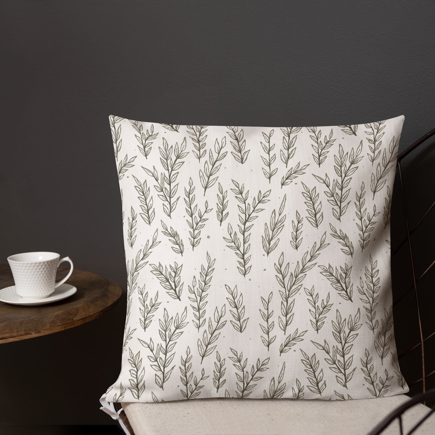 Floral Throw Pillow