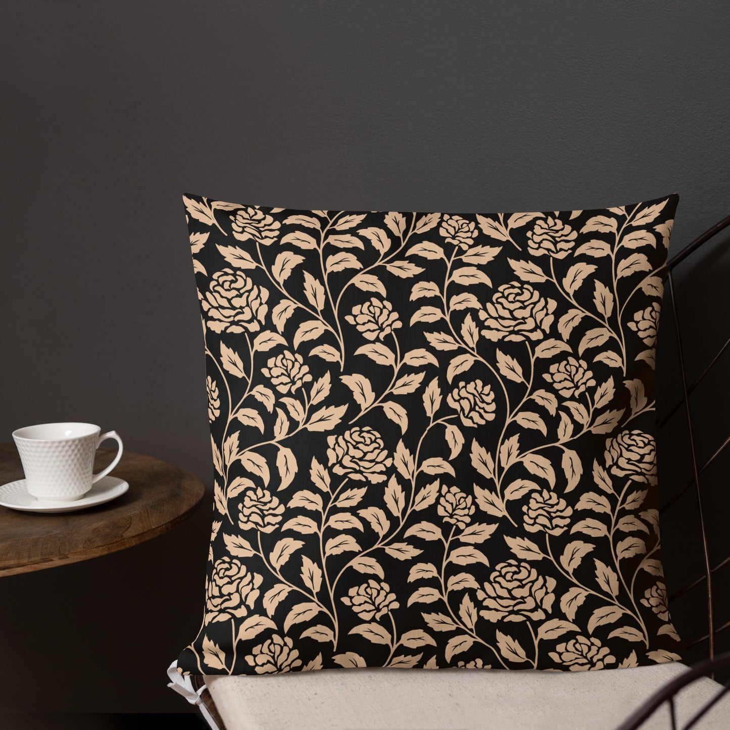 Floral Throw Pillow