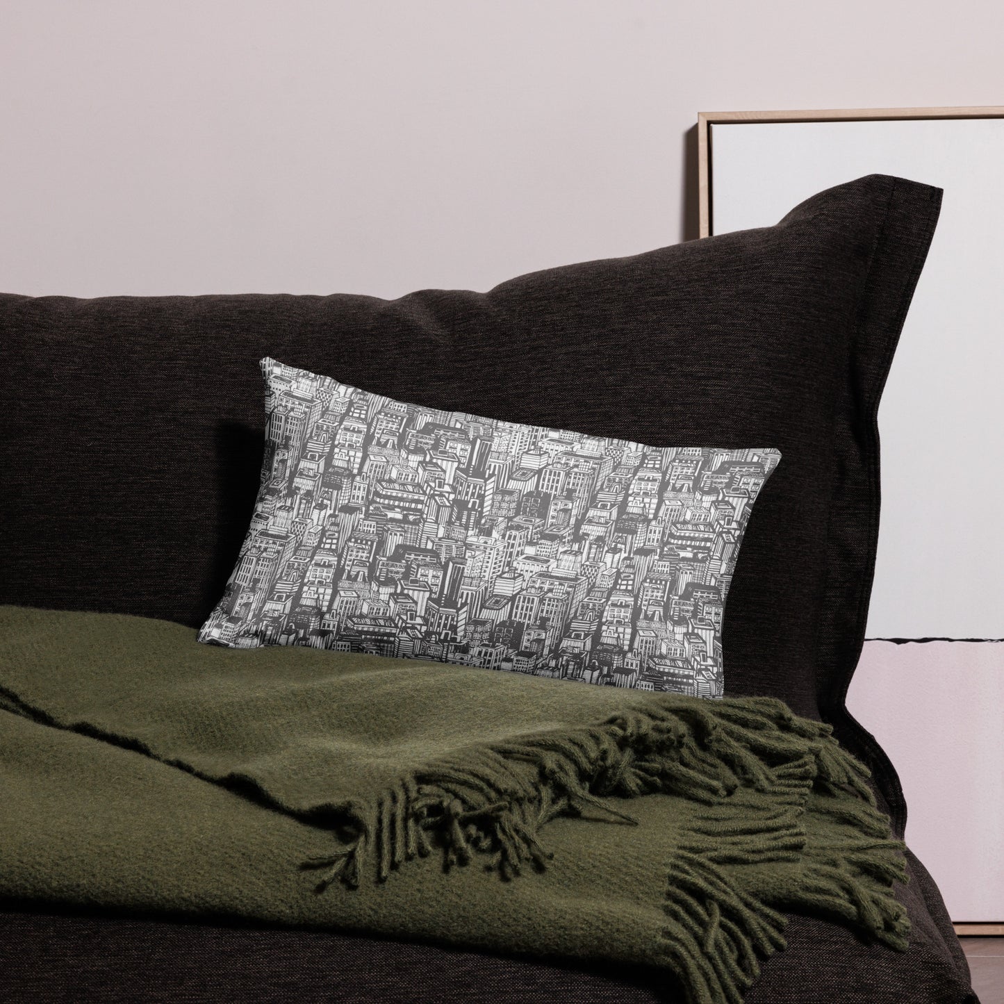 City Throw Pillow