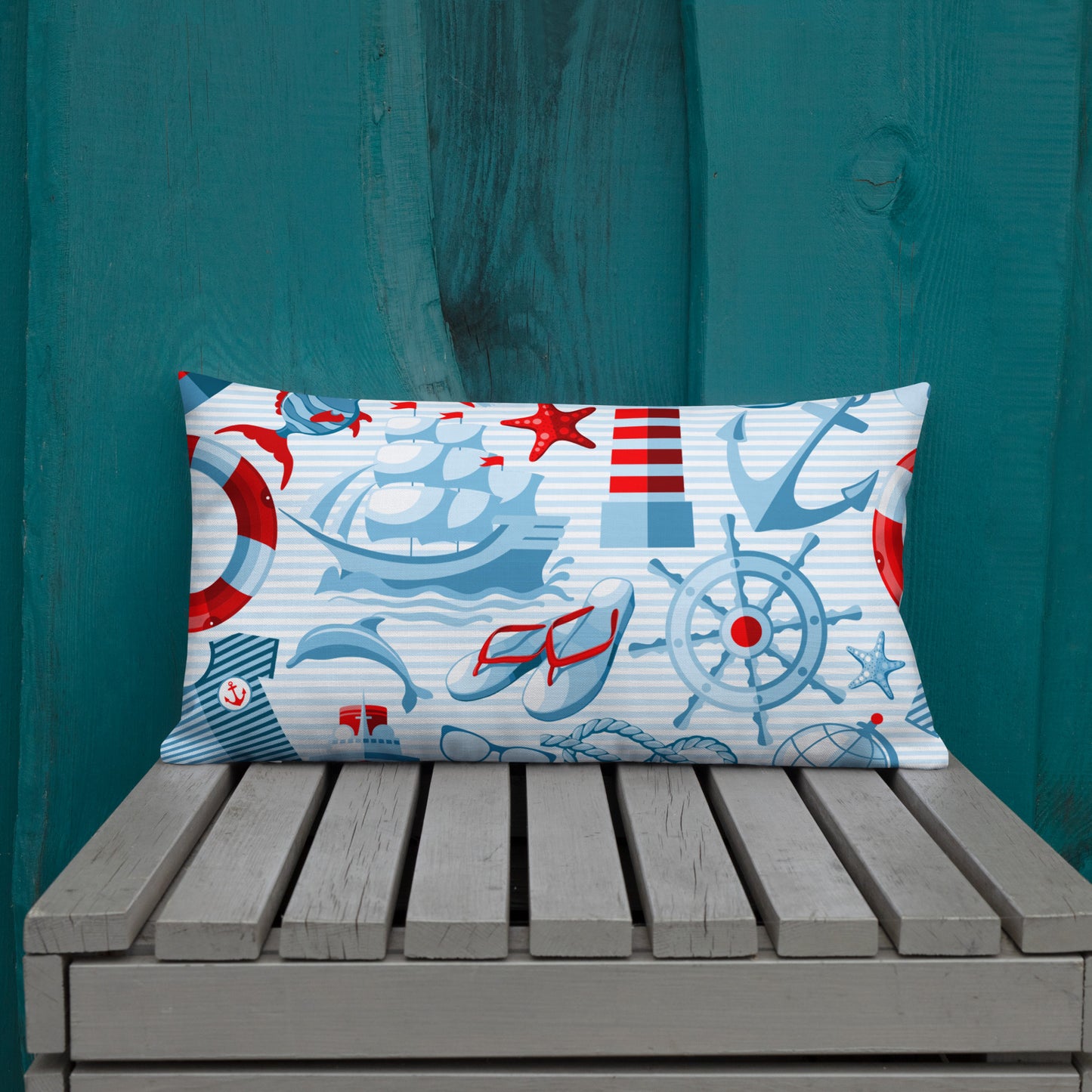 Coastal Throw Pillow