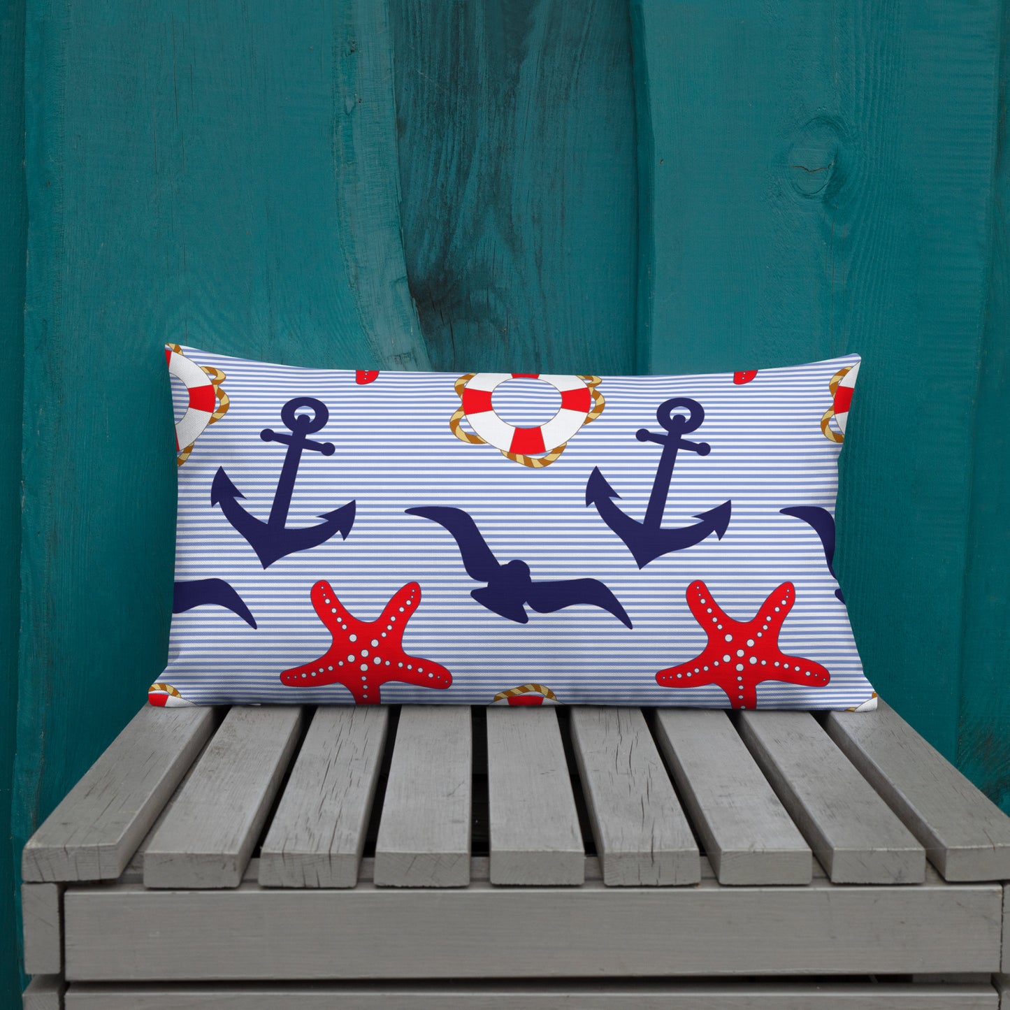 Coastal Throw Pillow