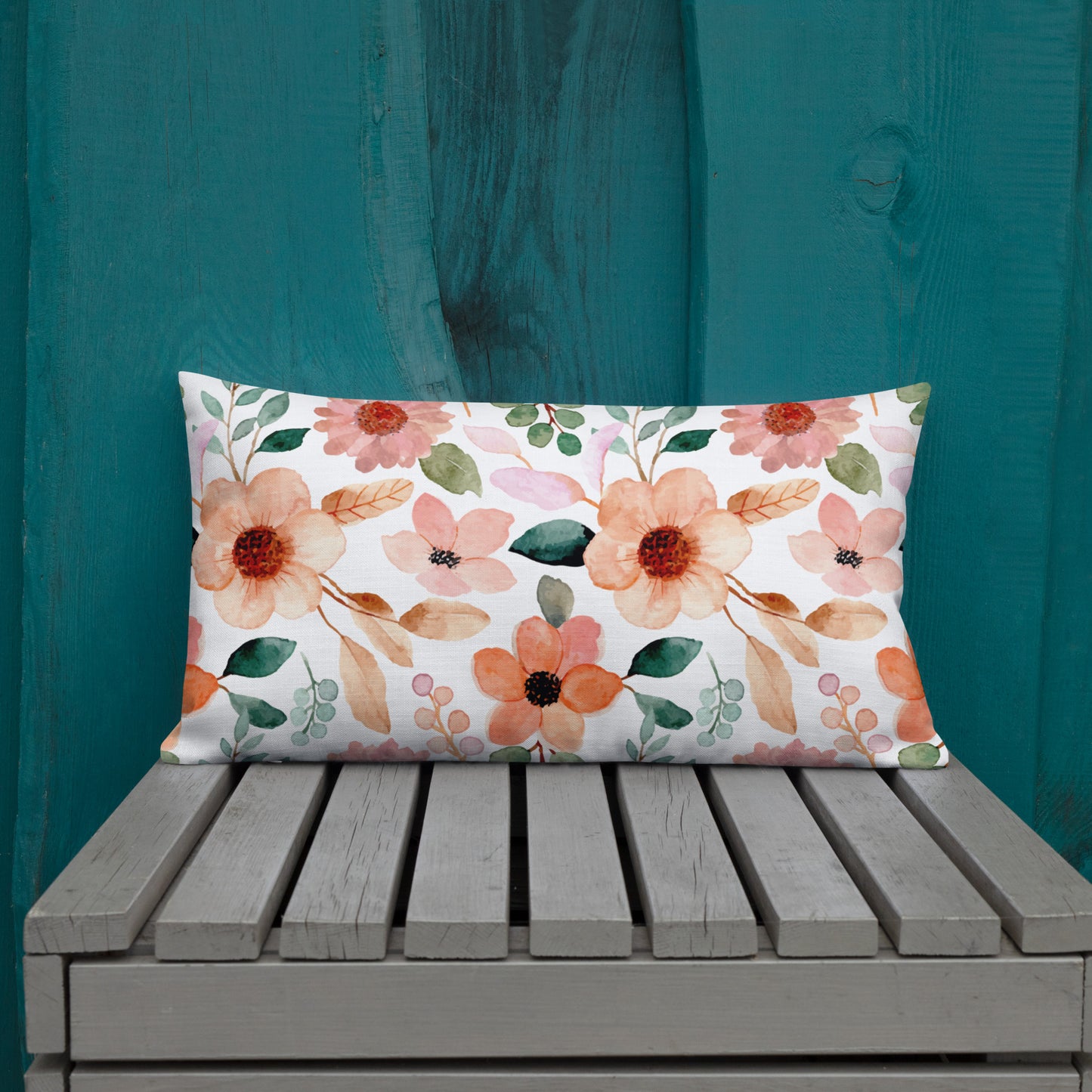 Floral Throw Pillow