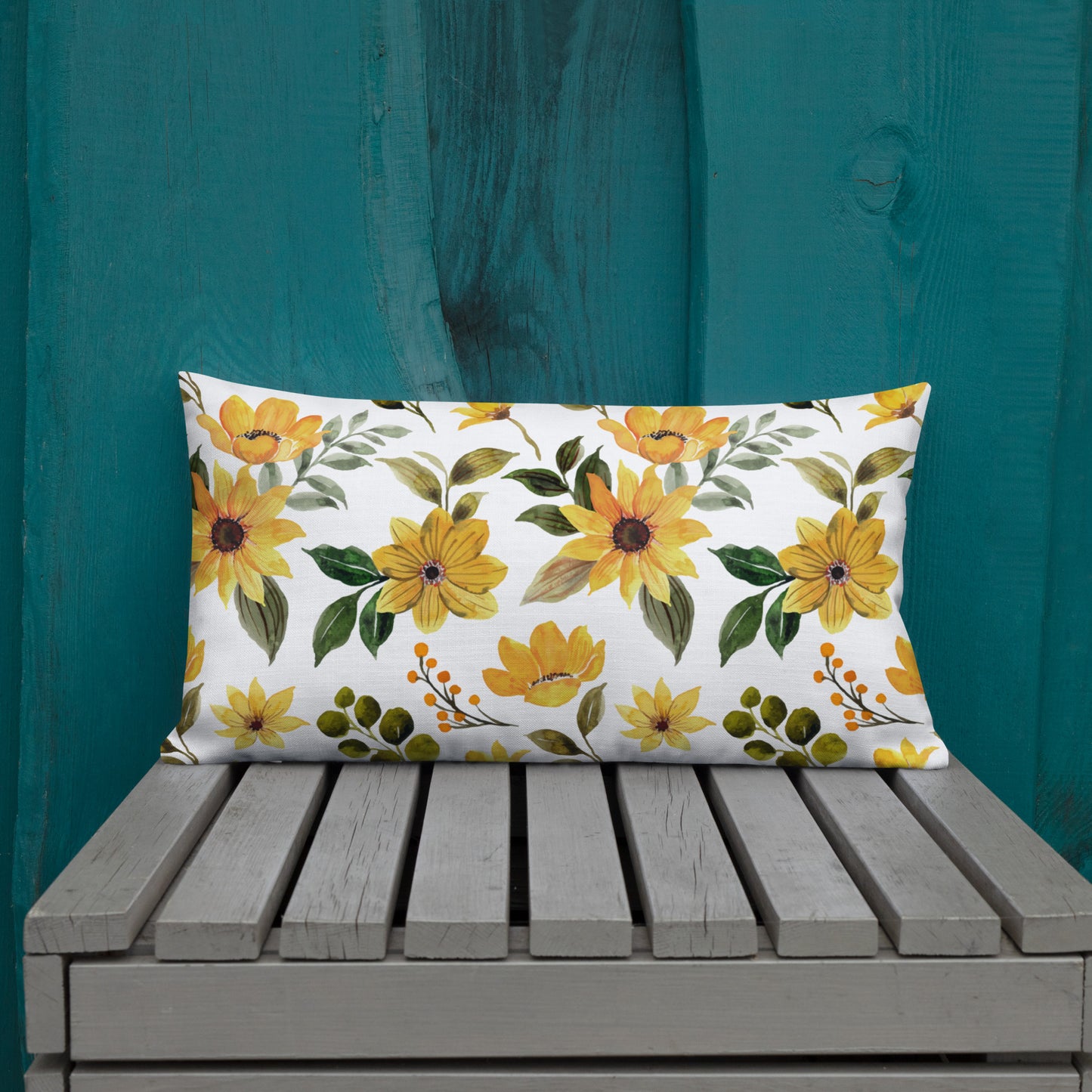 Floral Throw Pillow