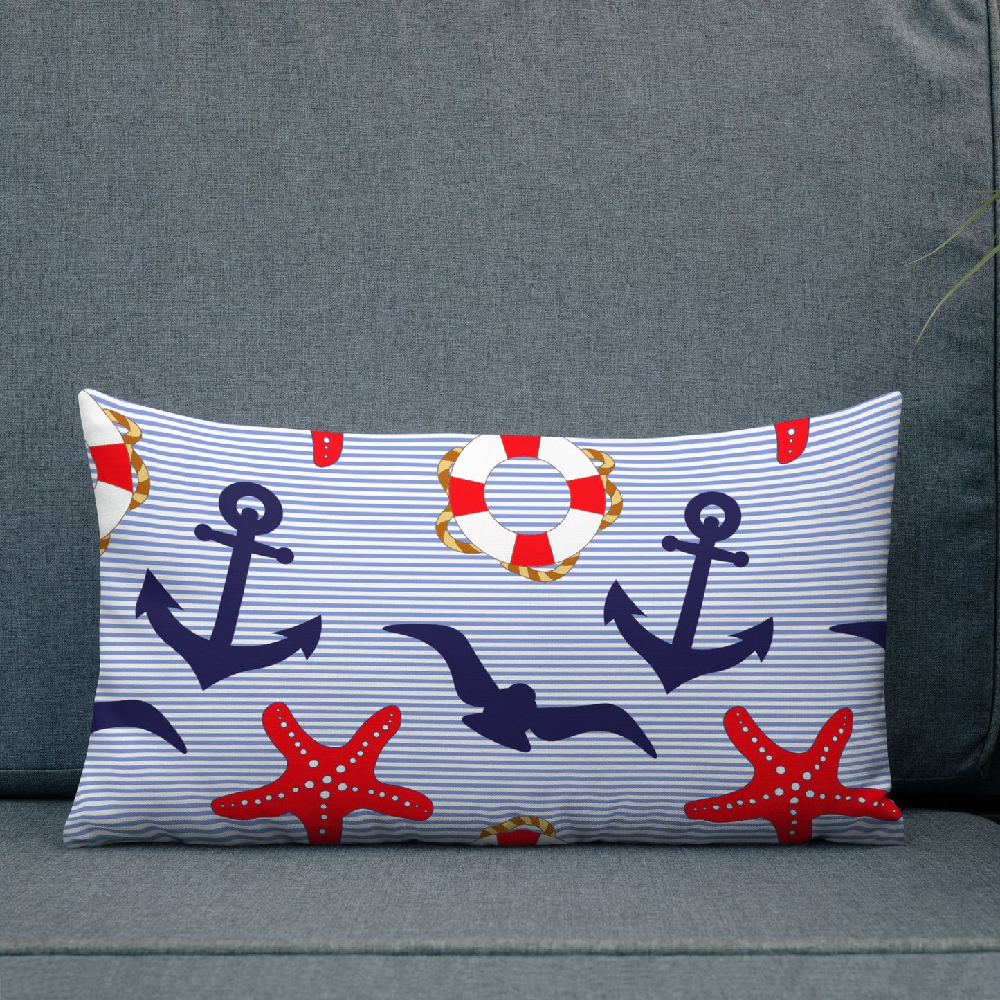 Coastal Throw Pillow