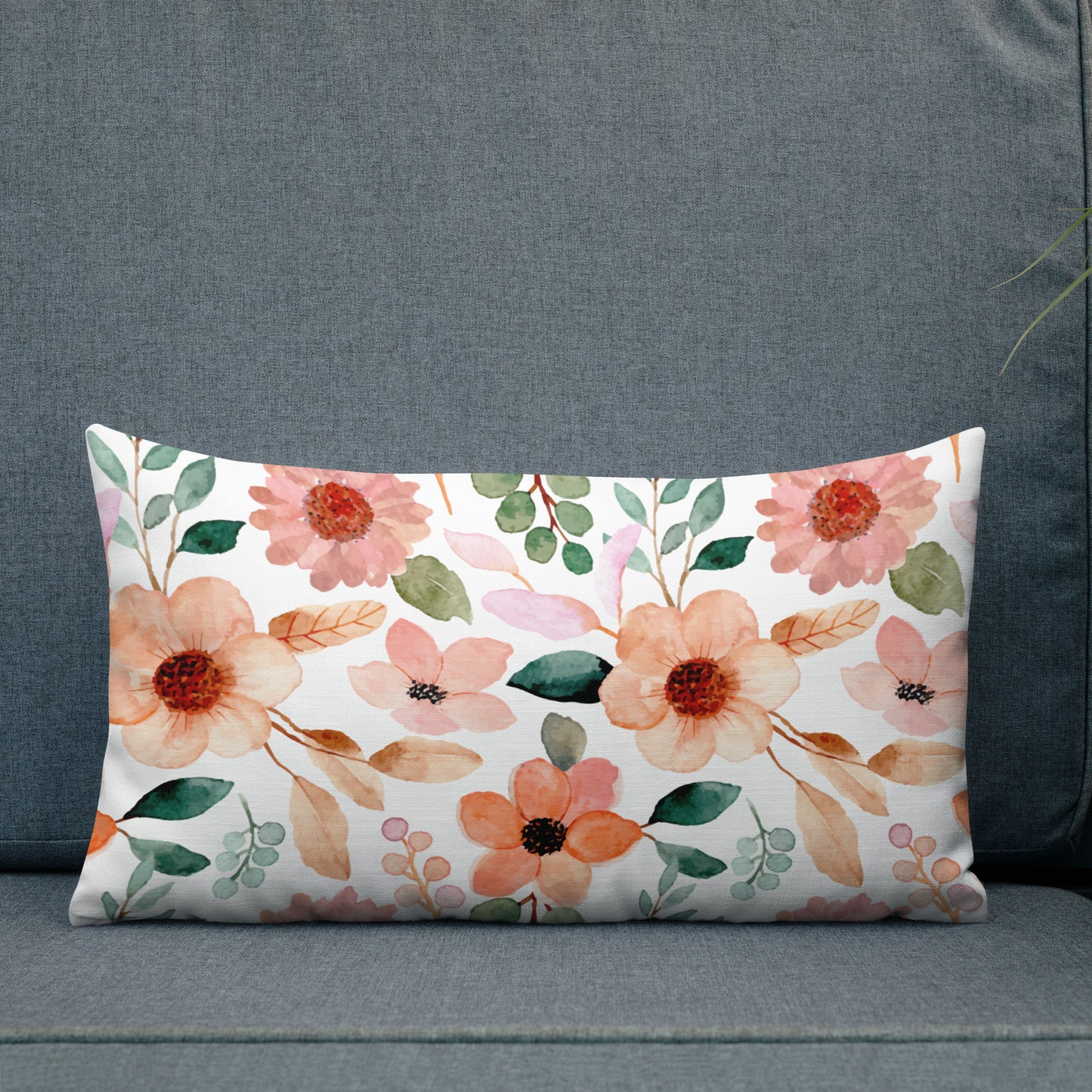 Floral Throw Pillow