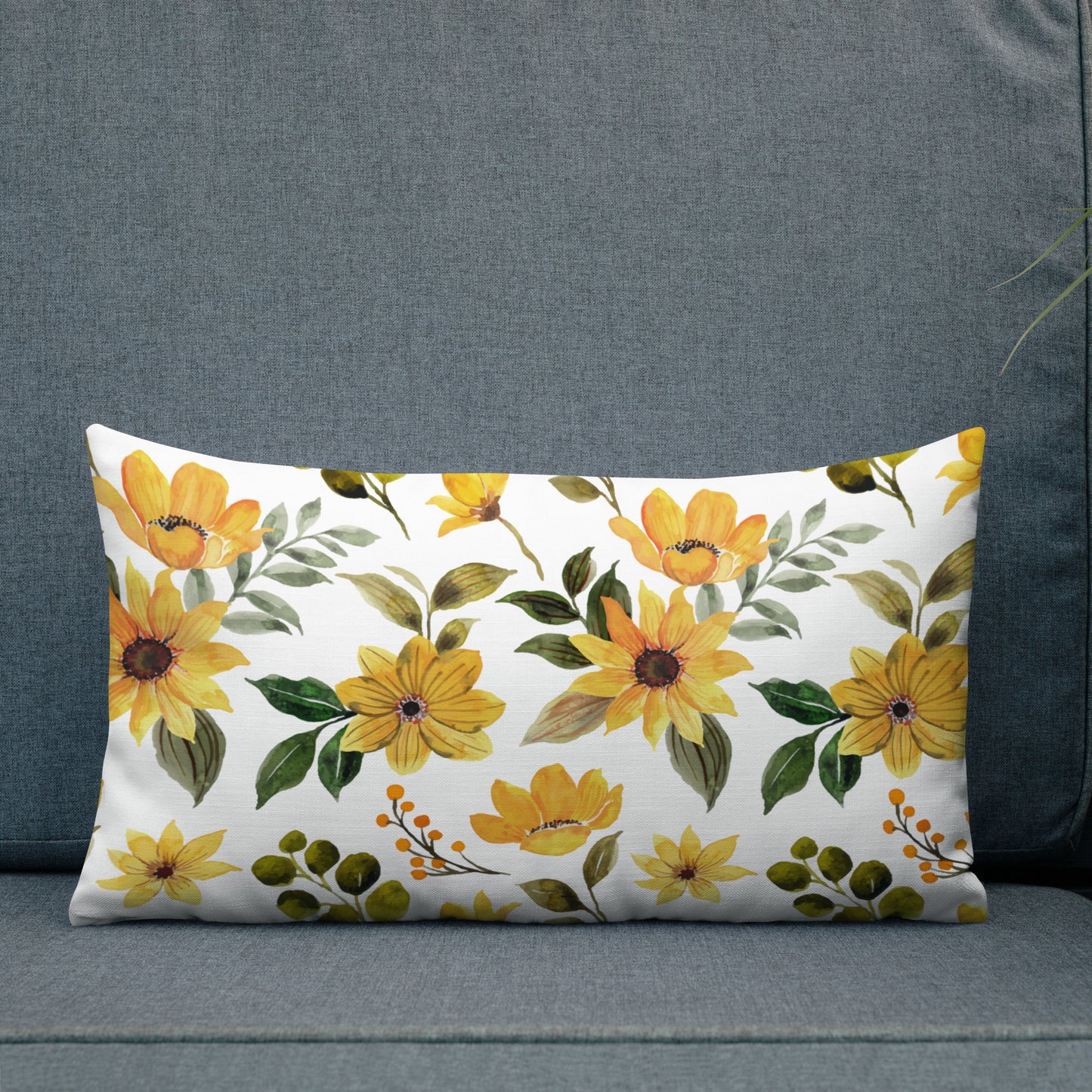 Floral Throw Pillow