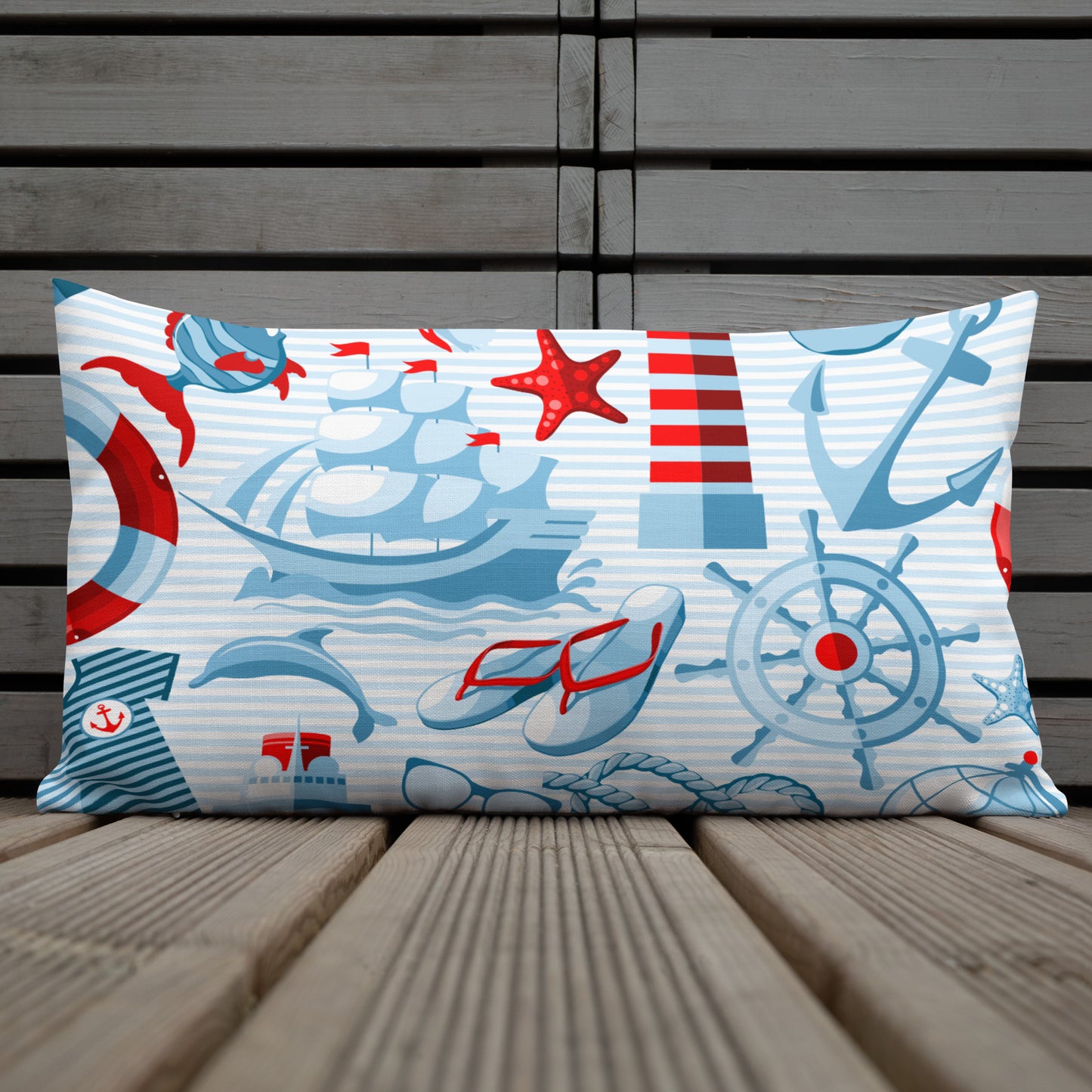 Coastal Throw Pillow