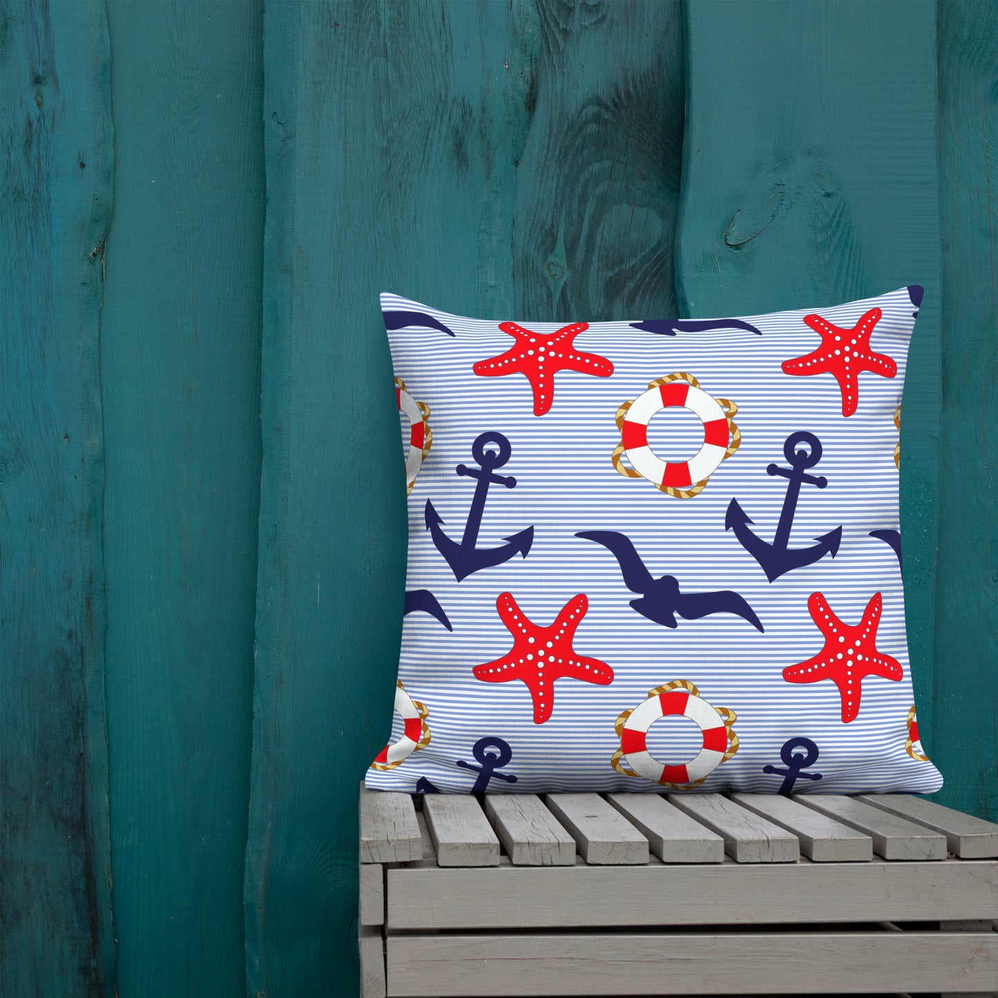 Coastal Throw Pillow