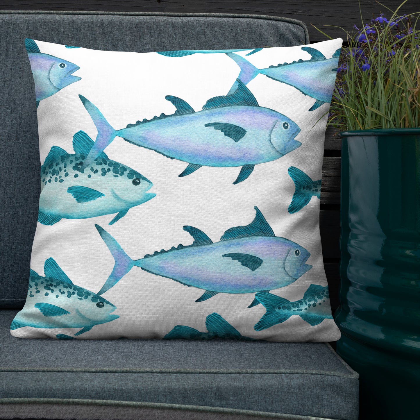 Coastal Throw Pillow