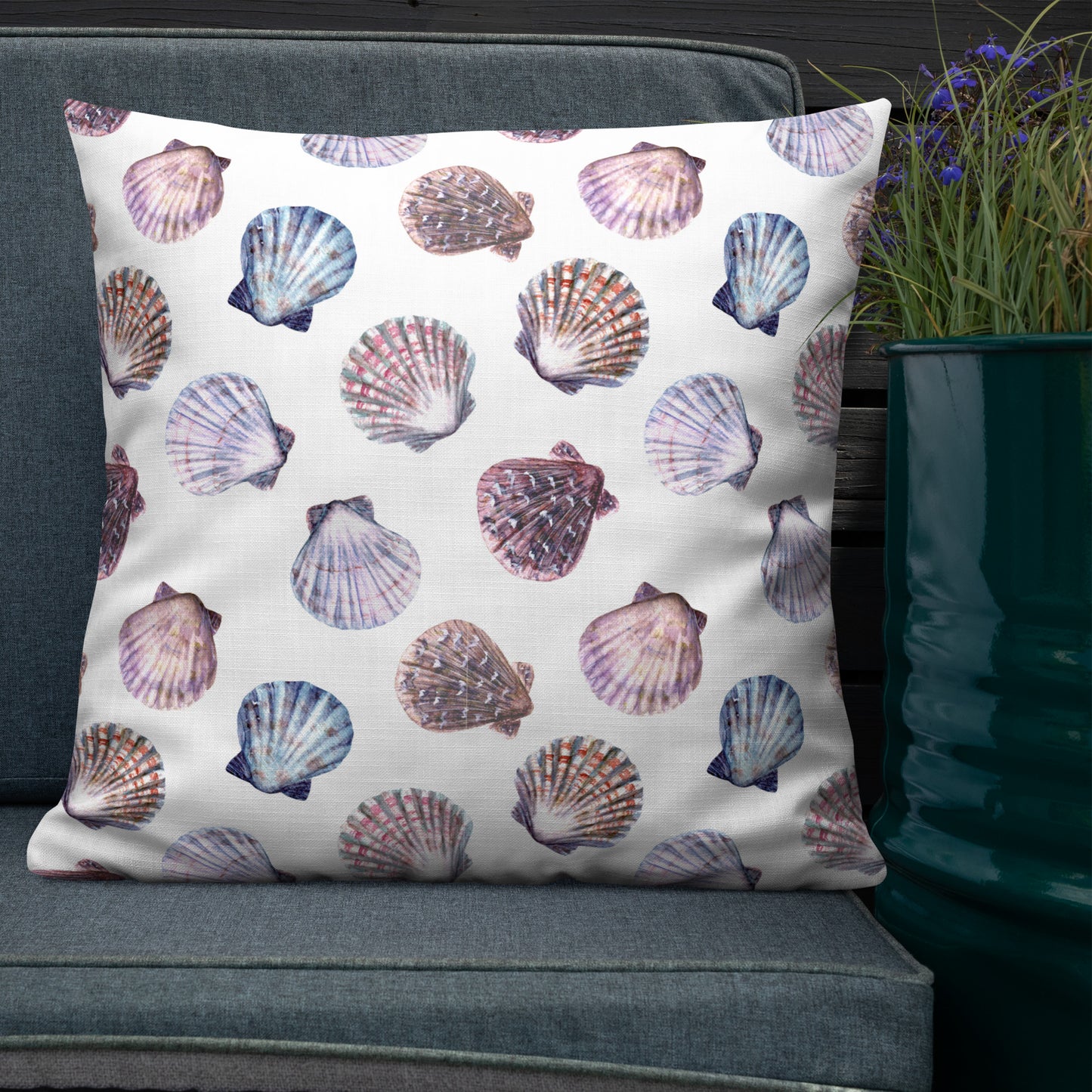 Coastal Throw Pillow