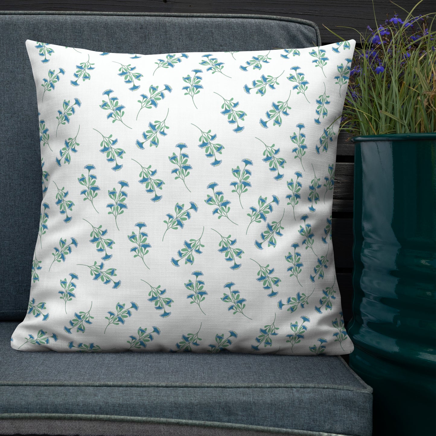 Floral Throw Pillow