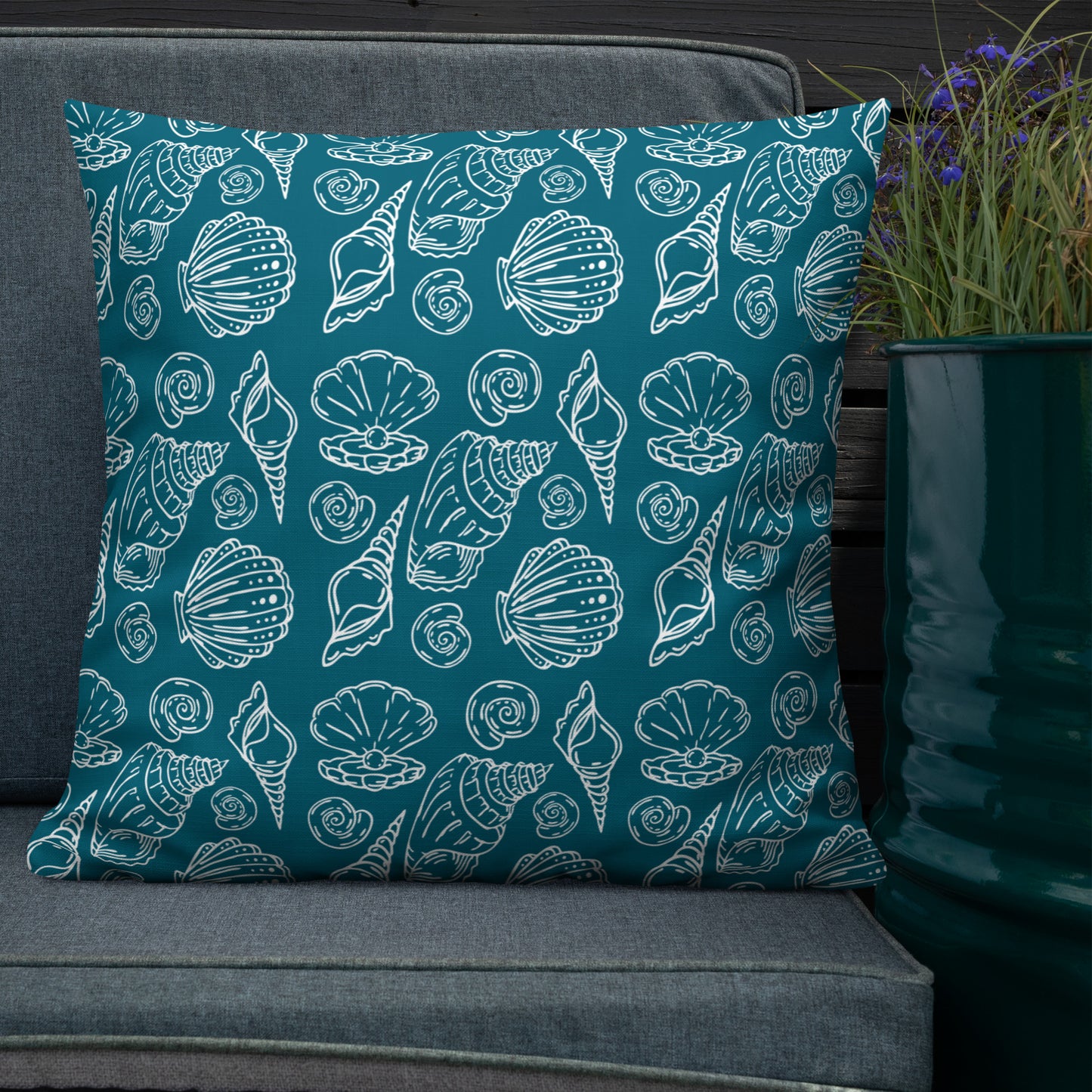 Coastal Throw Pillow