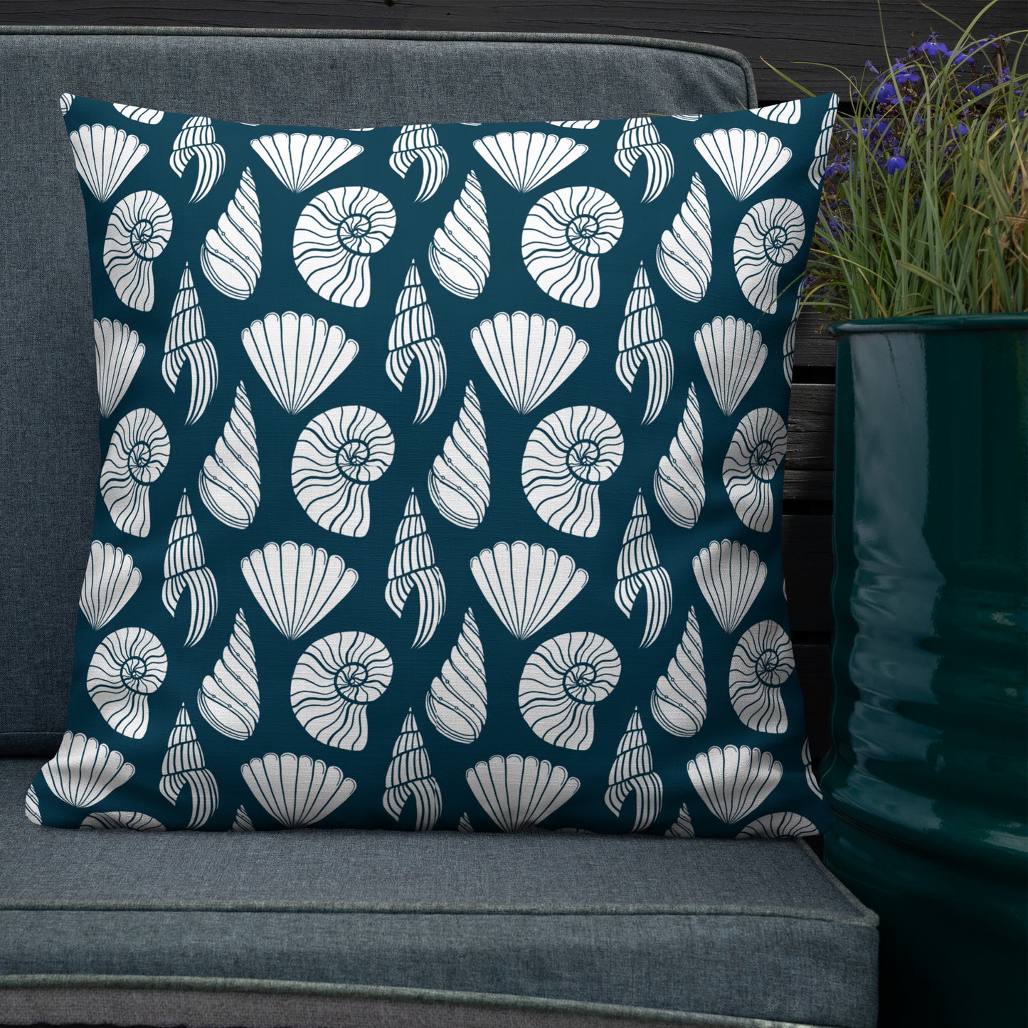 Coastal Throw Pillow