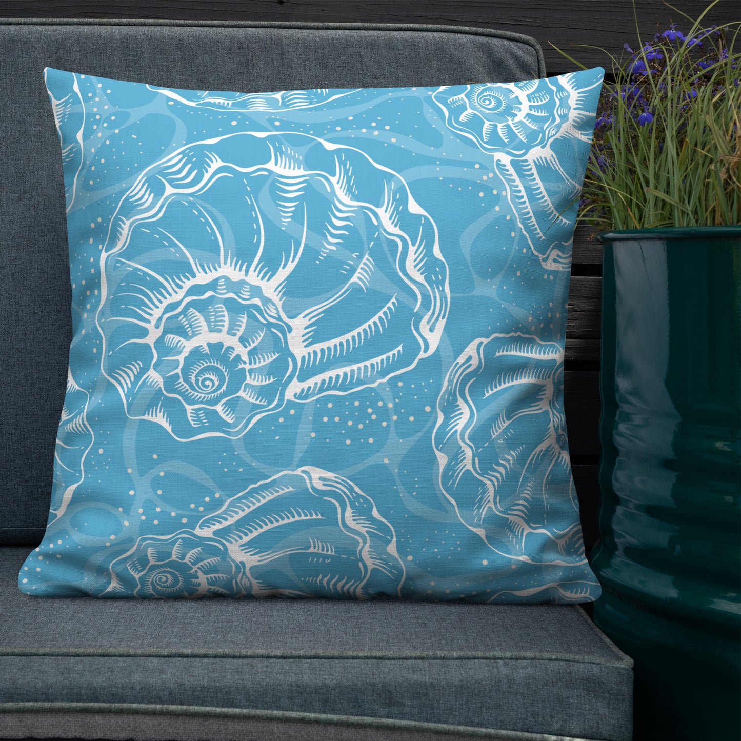 Coastal Throw Pillow