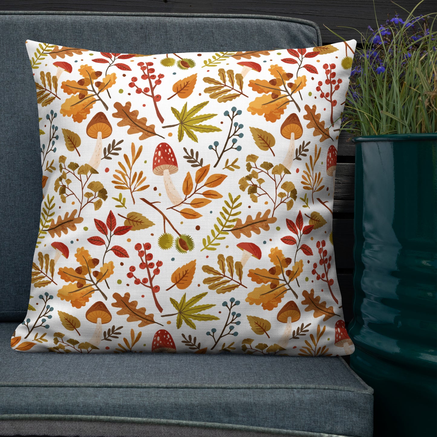 Fall Throw Pillow