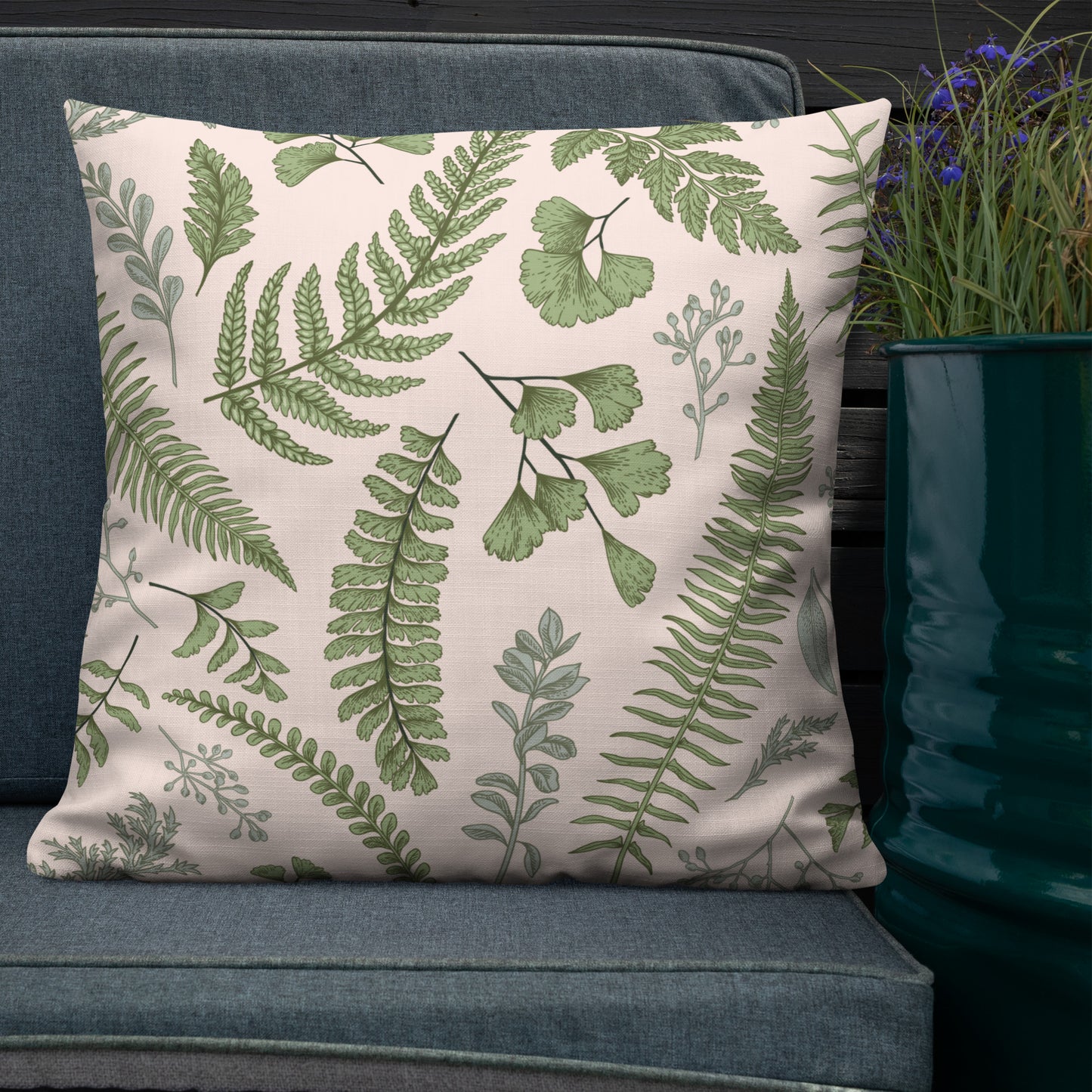 Floral Throw Pillow