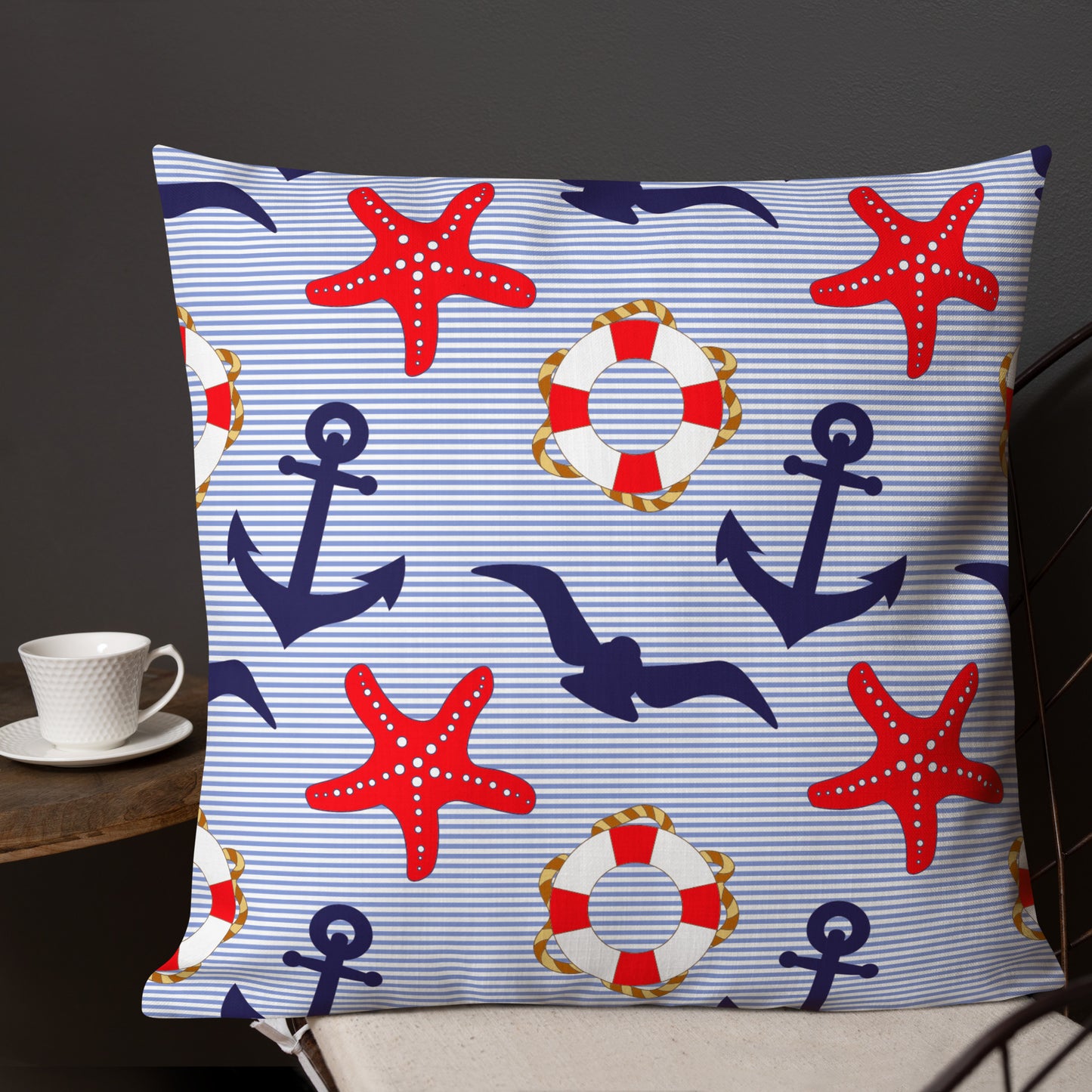 Coastal Throw Pillow