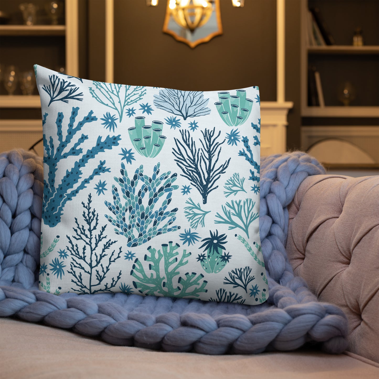 Coastal Throw Pillow