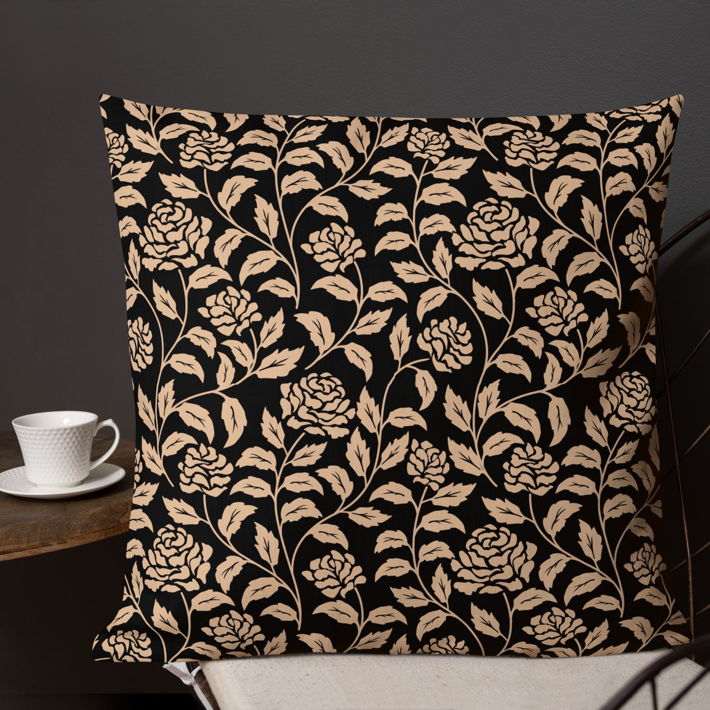 Floral Throw Pillow