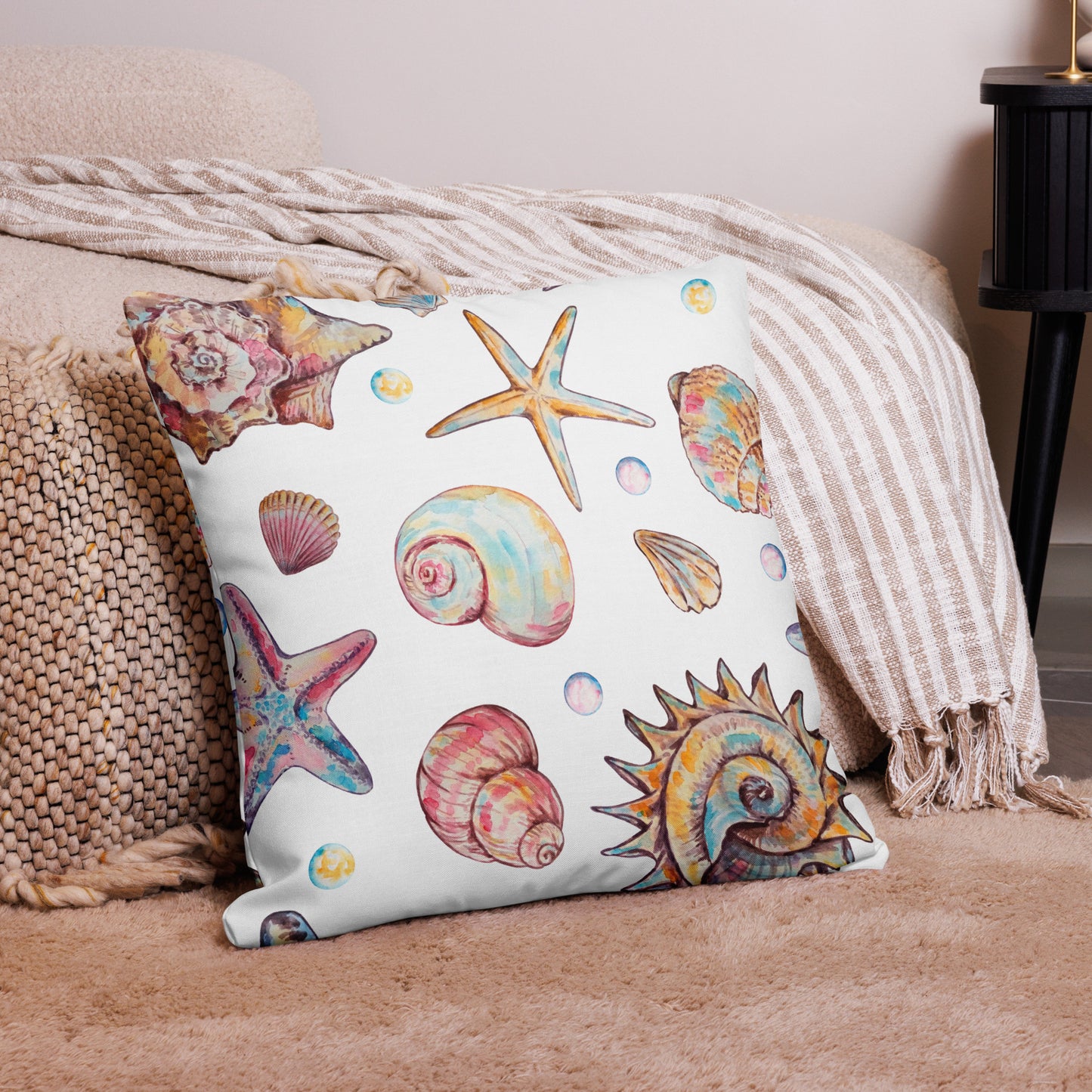 Coastal Throw Pillow