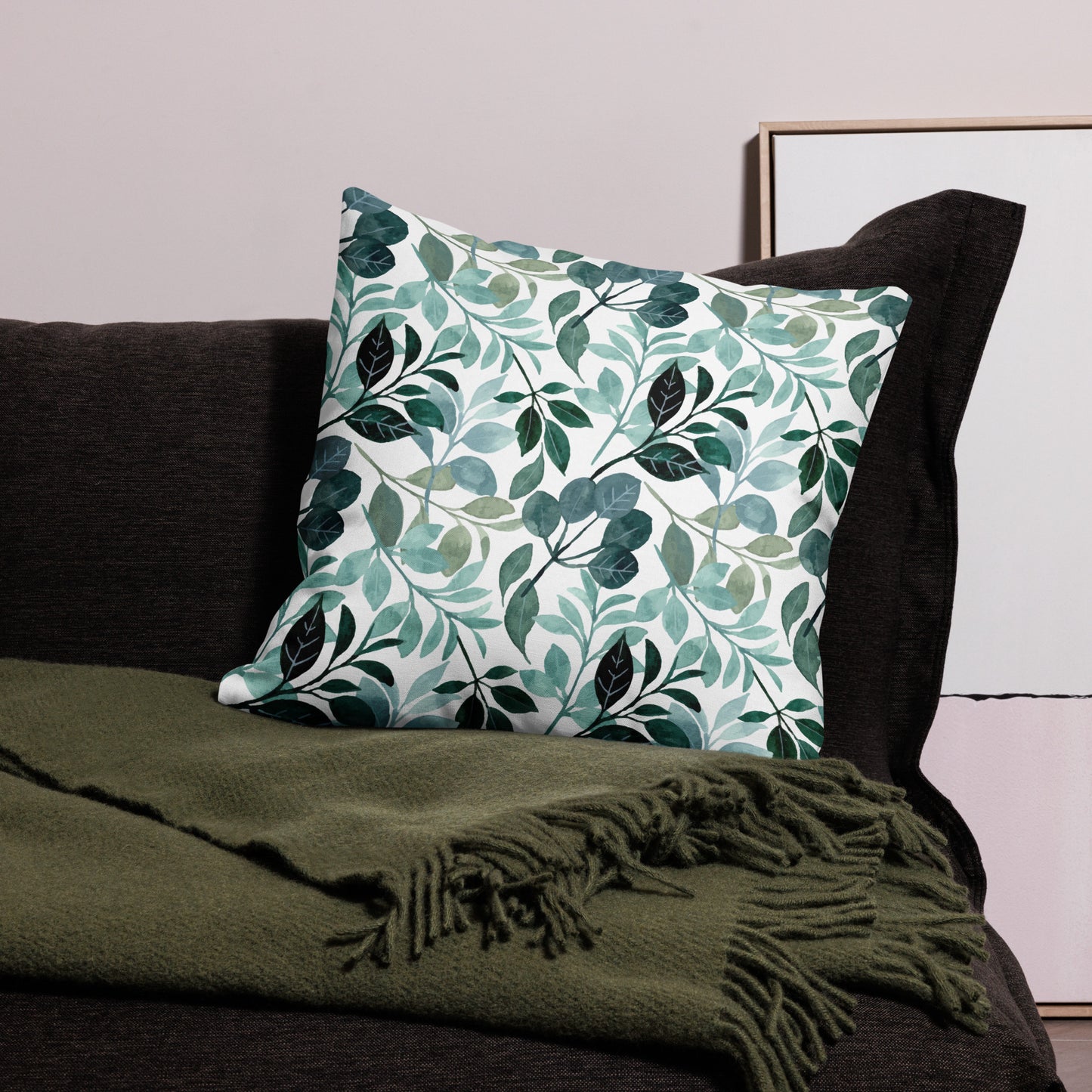 Floral Throw Pillow